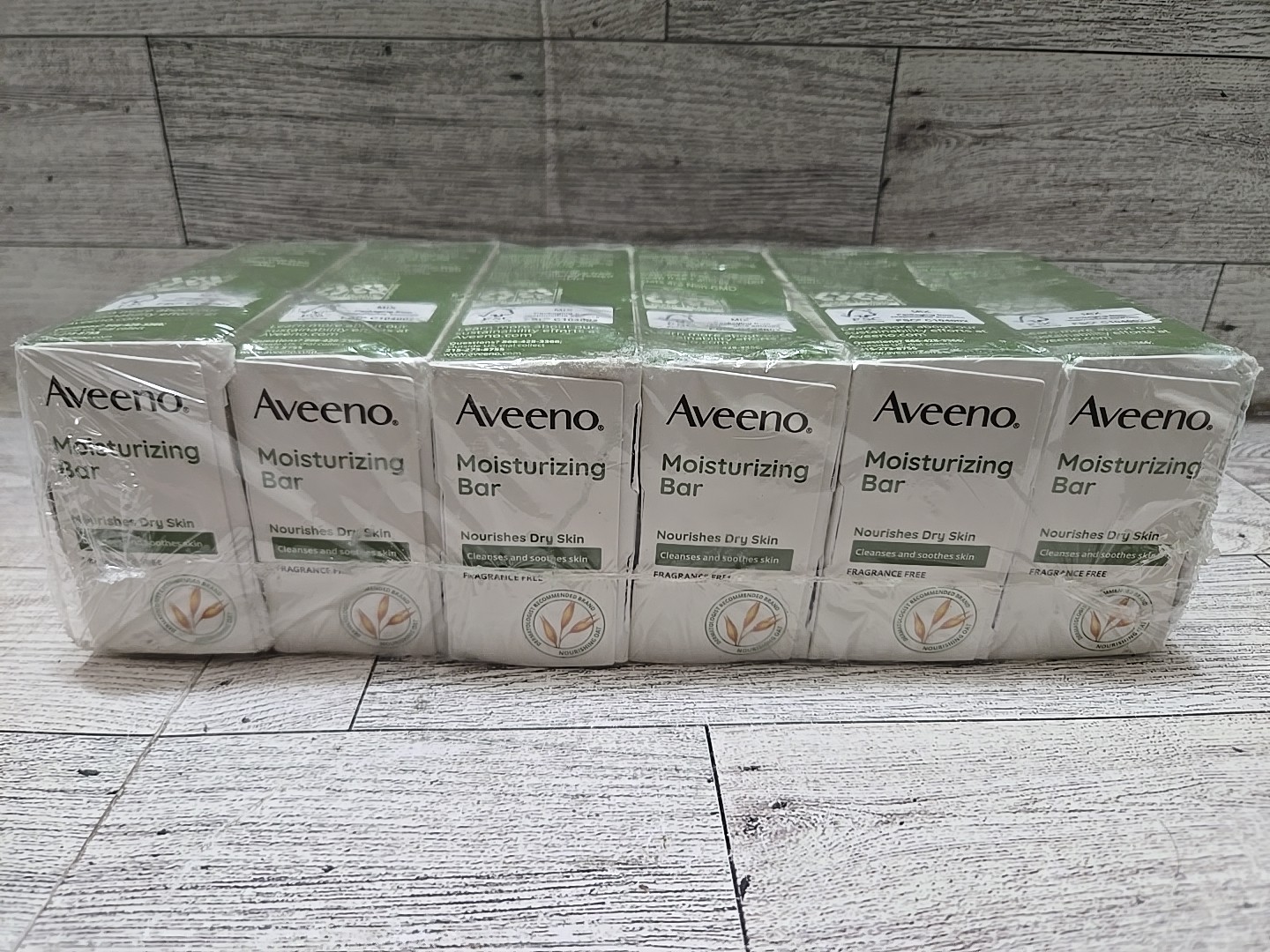 6 Pk Aveeno Moisturizing Bar for Dry Skin 3.5oz Sealed/New in Box