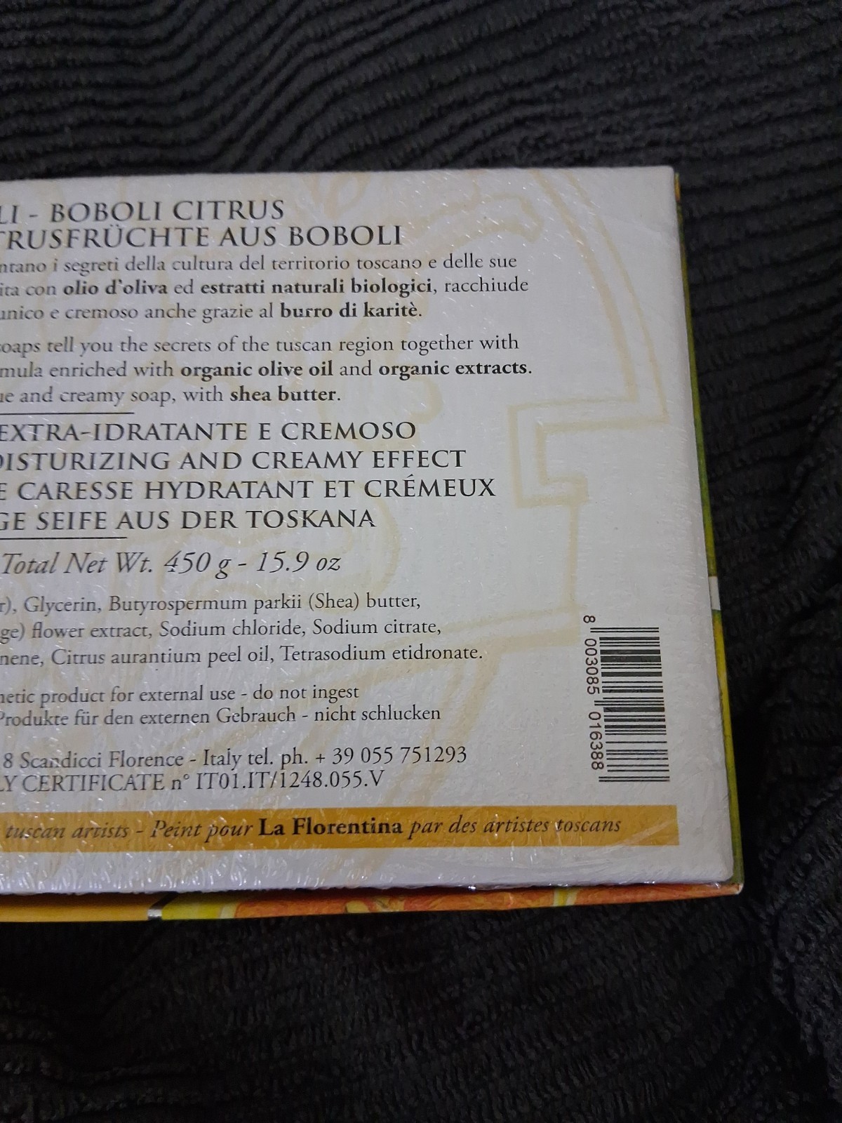 La Florentina Agrumi di Boboli Soap CITRUS HAND SOAP SET ITALY 3 – 5.3 oz bars