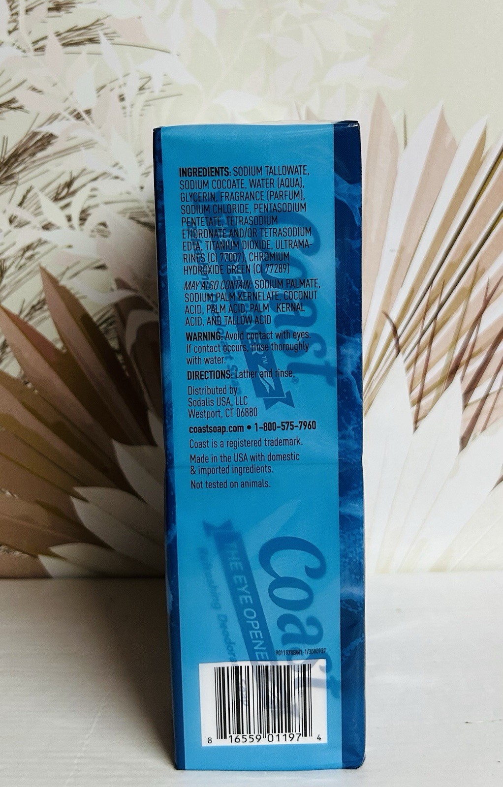 Coast Refreshing Deodorant Bar Soap, for All Skin Types, Classic Scent 8 Bars