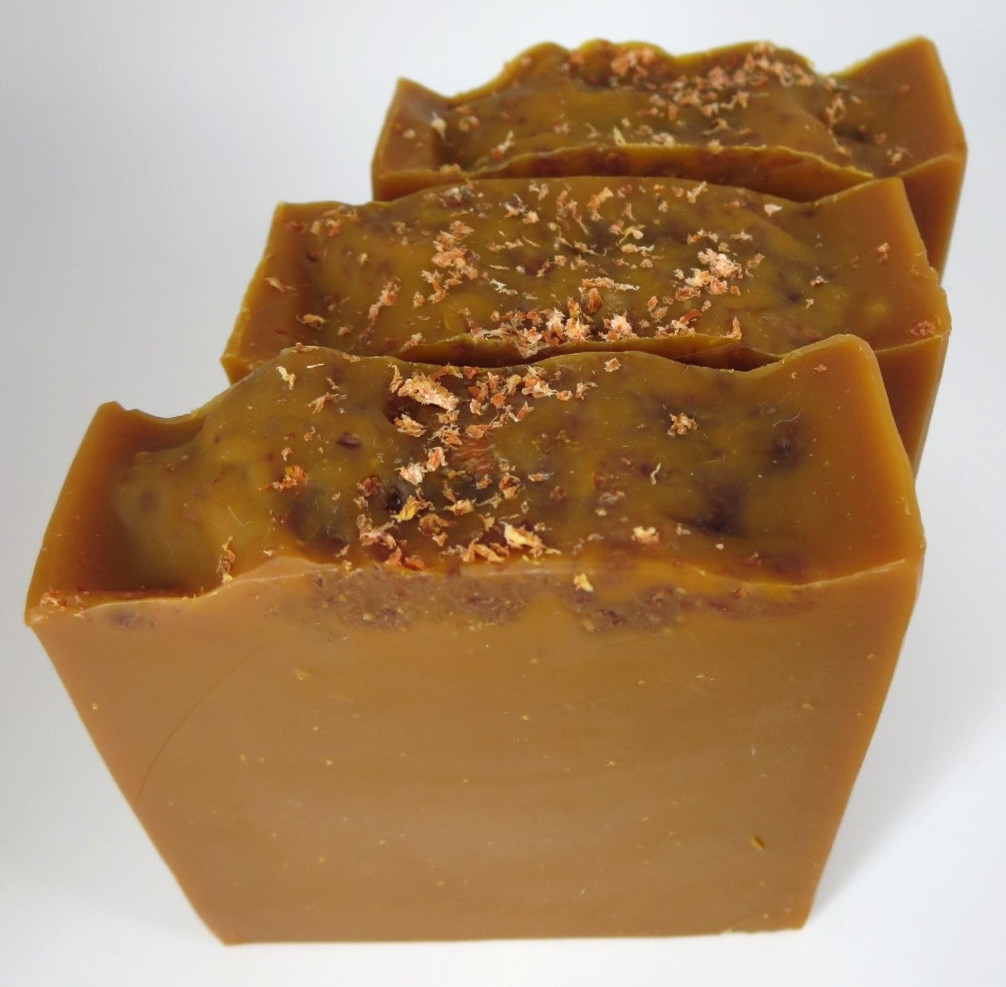 HANDMADE PUMPKIN & CARDAMOM SCENTED SOAP COLD PROCESSED NON-TOXIC VEGAN 4oz