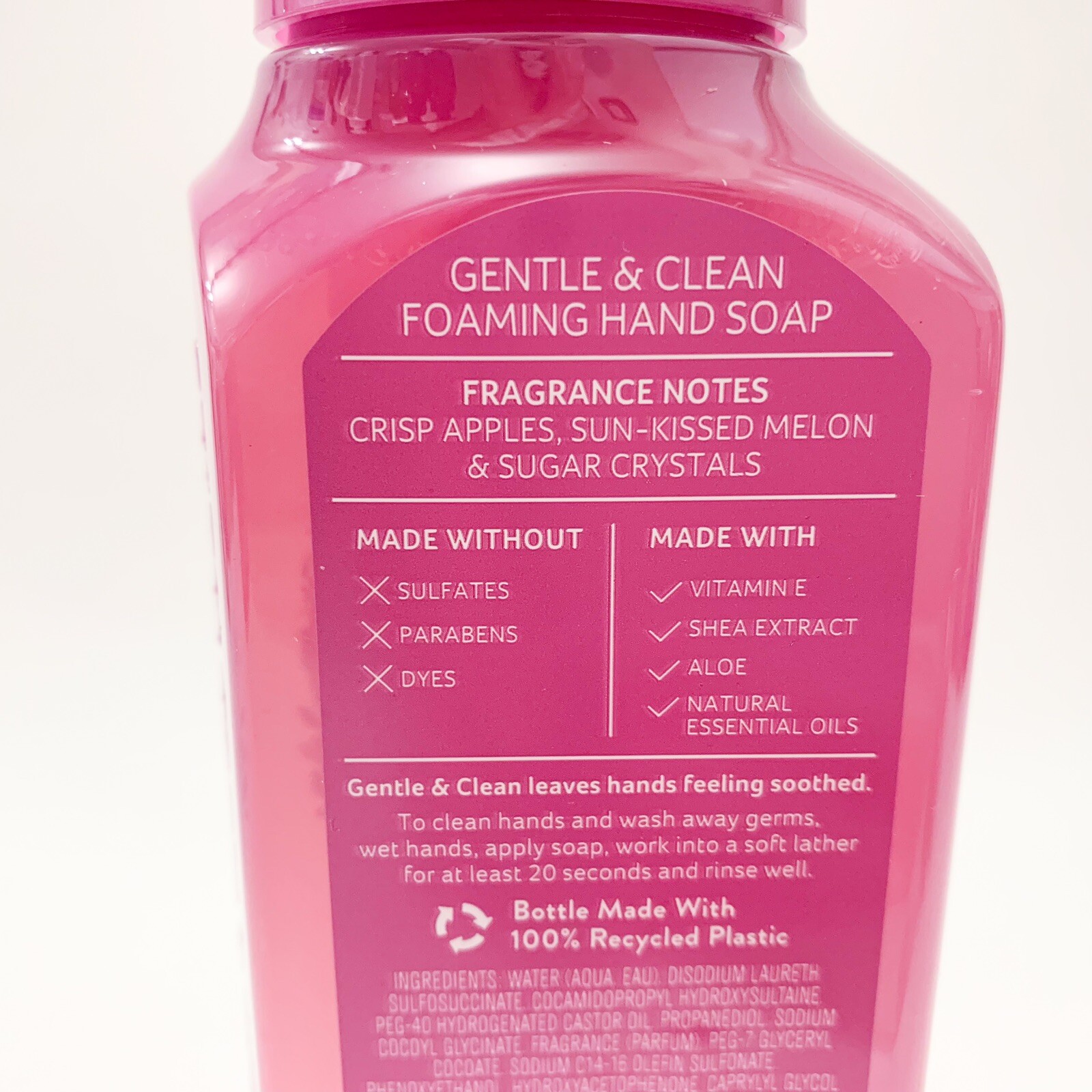3-Pack Bath & Body Works SOME BUNNY LOVES YOU PINK APPLE PUNCH Foaming Hand Soap