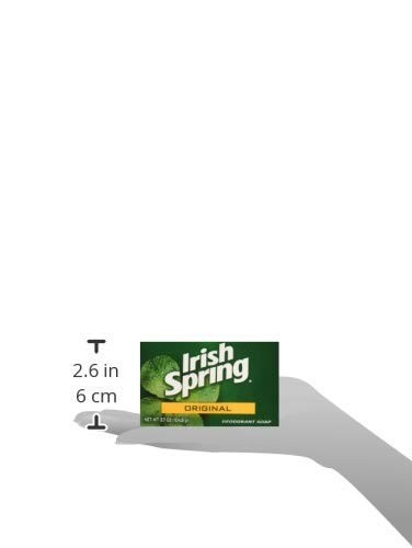 Irish Spring Original Scent Bar Soap 3.2 oz. Pack 6.4 Ounce (Pack of 1),