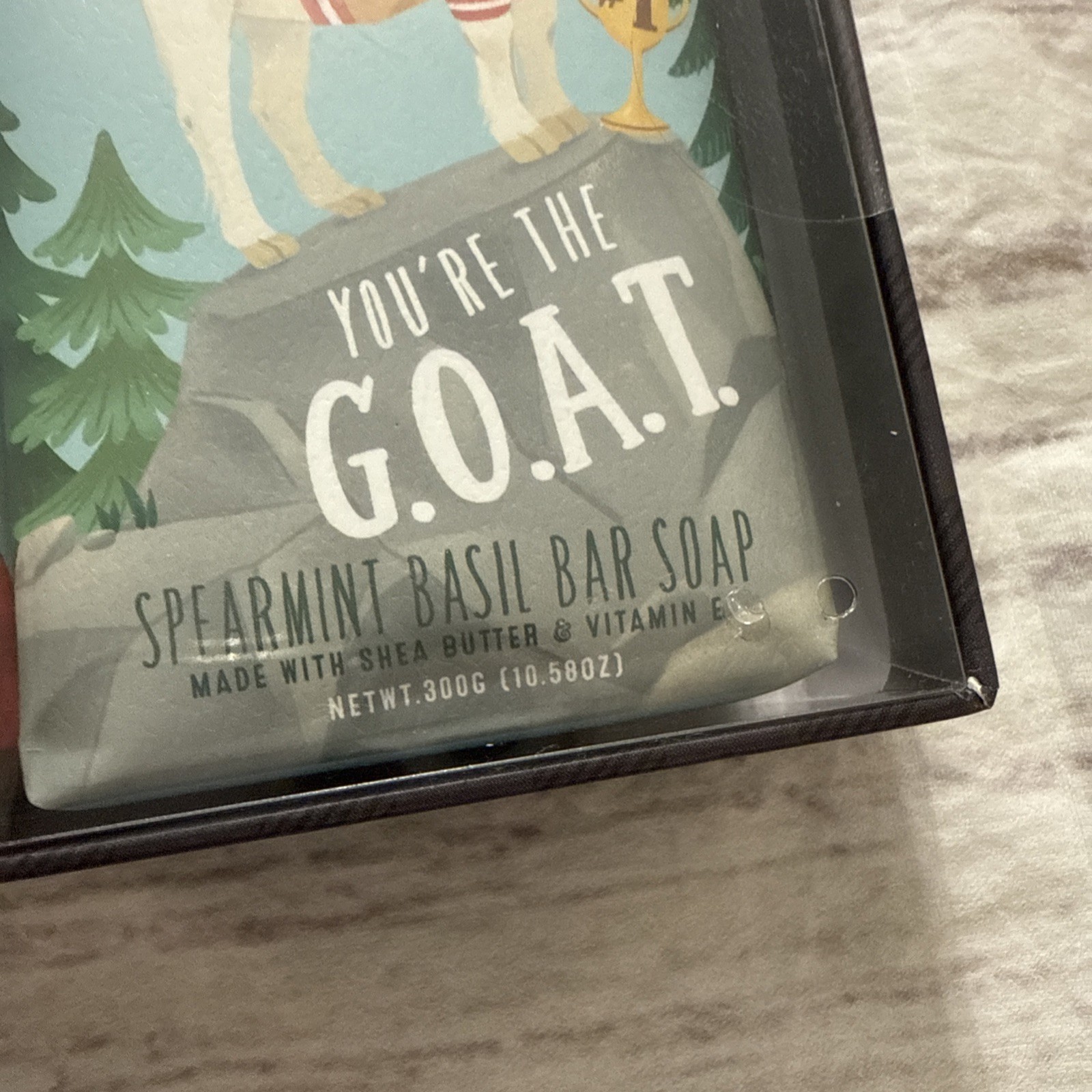 Hunter & Grey Men Bar Soap Giftset 2pcs Dark Amber & Spearmint Basil 10.58 Oz