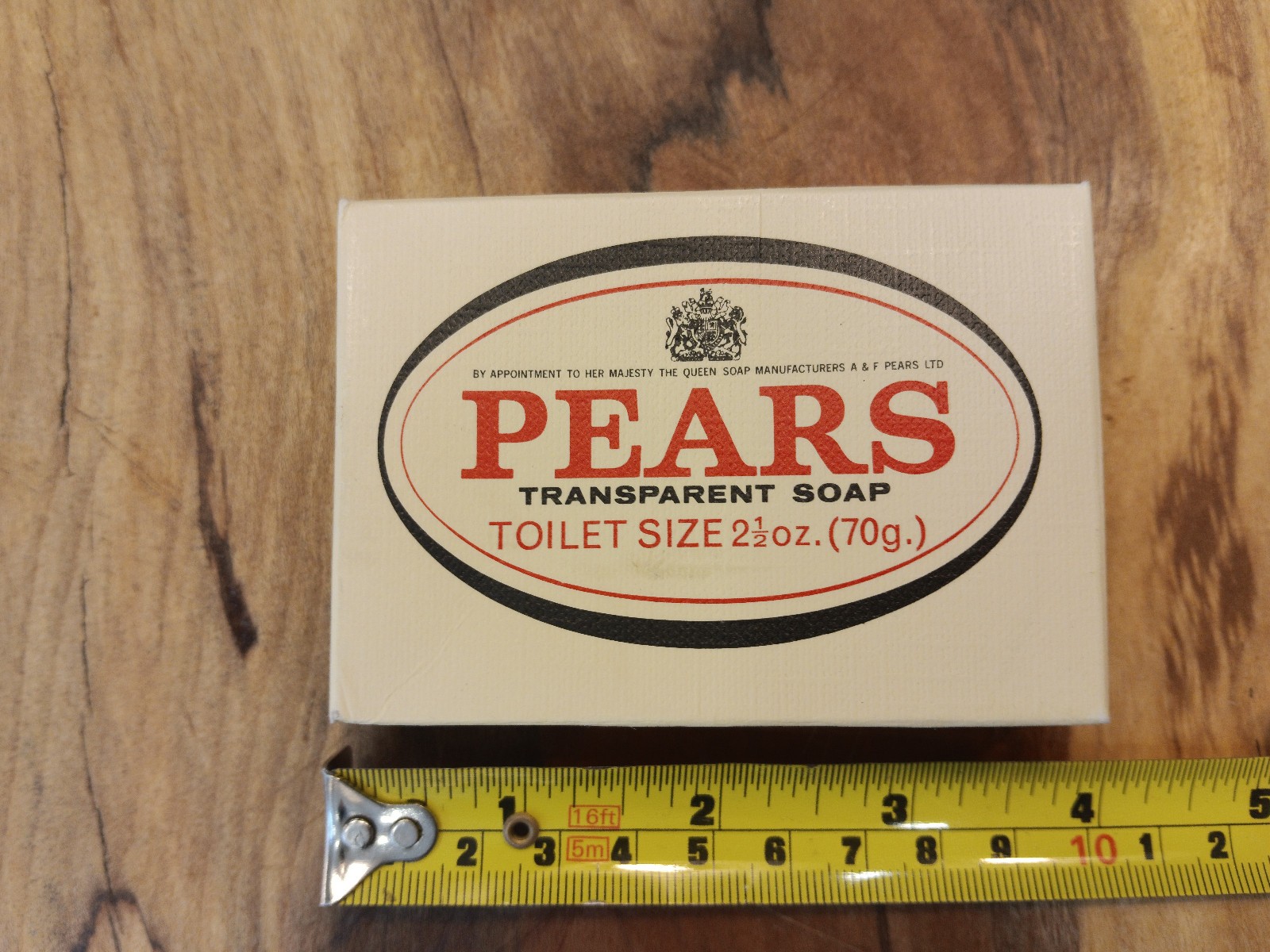 Vintage PEARS Transparent Soap – Toilet Size – 70g
