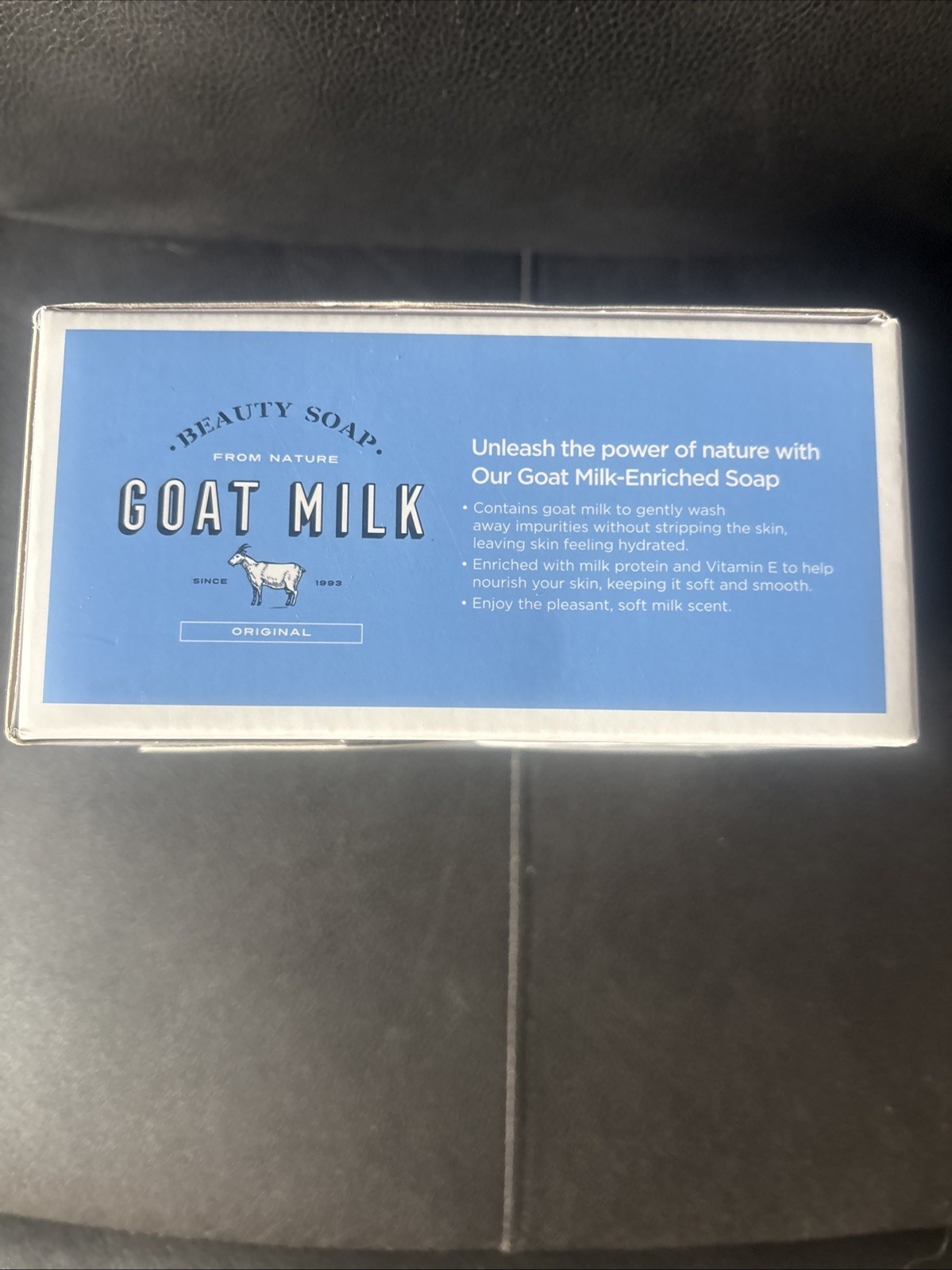 Beauty Soap Goat Milk Soap Original 12Pk 3.17 Oz each Moisturizing Natural Bar