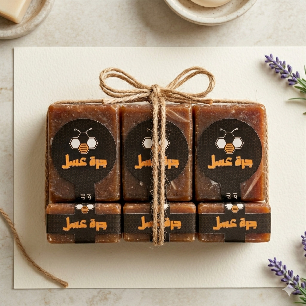Natural Honey Propolis Handmade Soap Bars Moisturizing Scented Skin Care Jordan