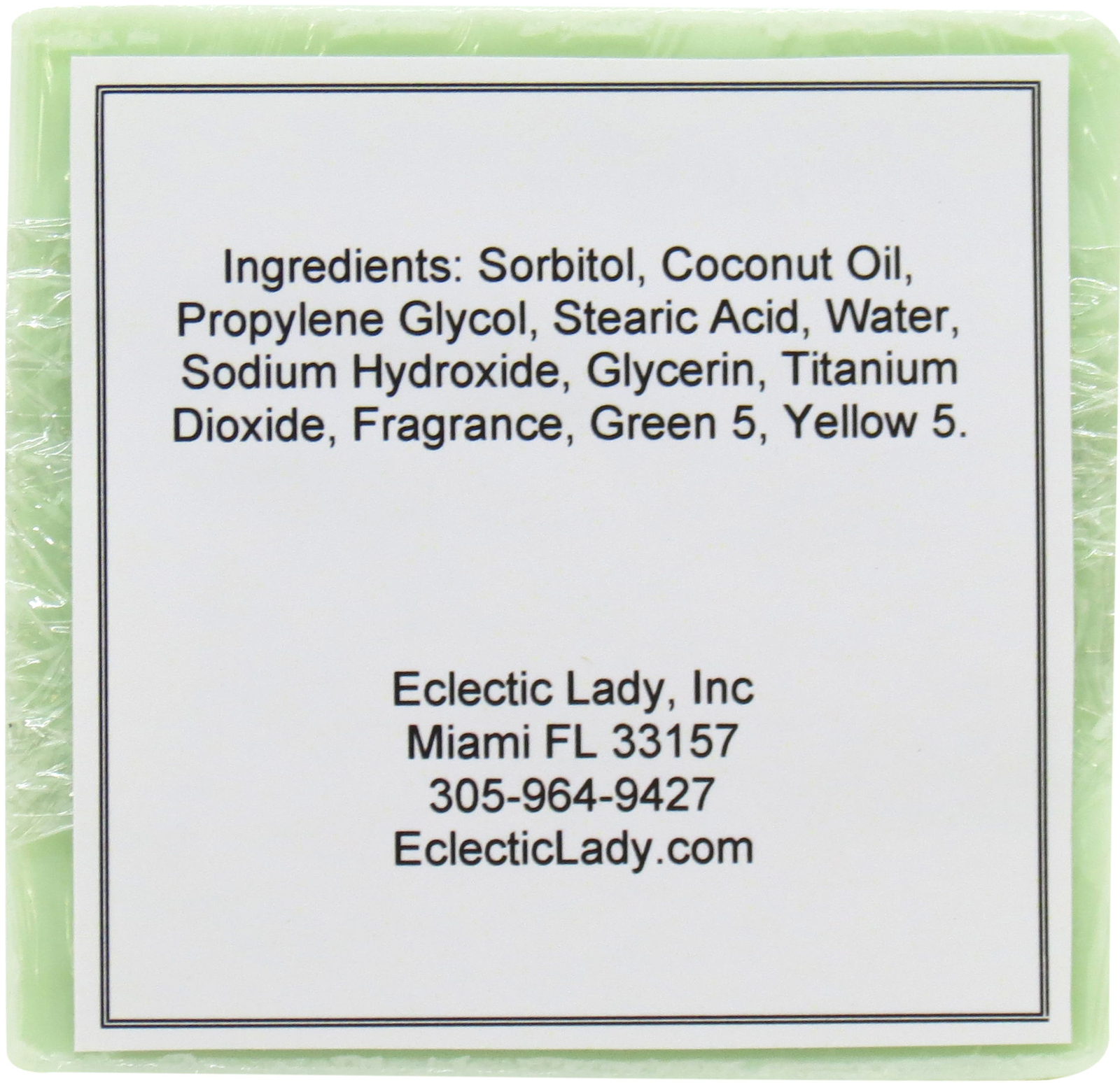 Tobacco and Bay Glycerin Soap by Eclectic Lady, 4 oz Bar