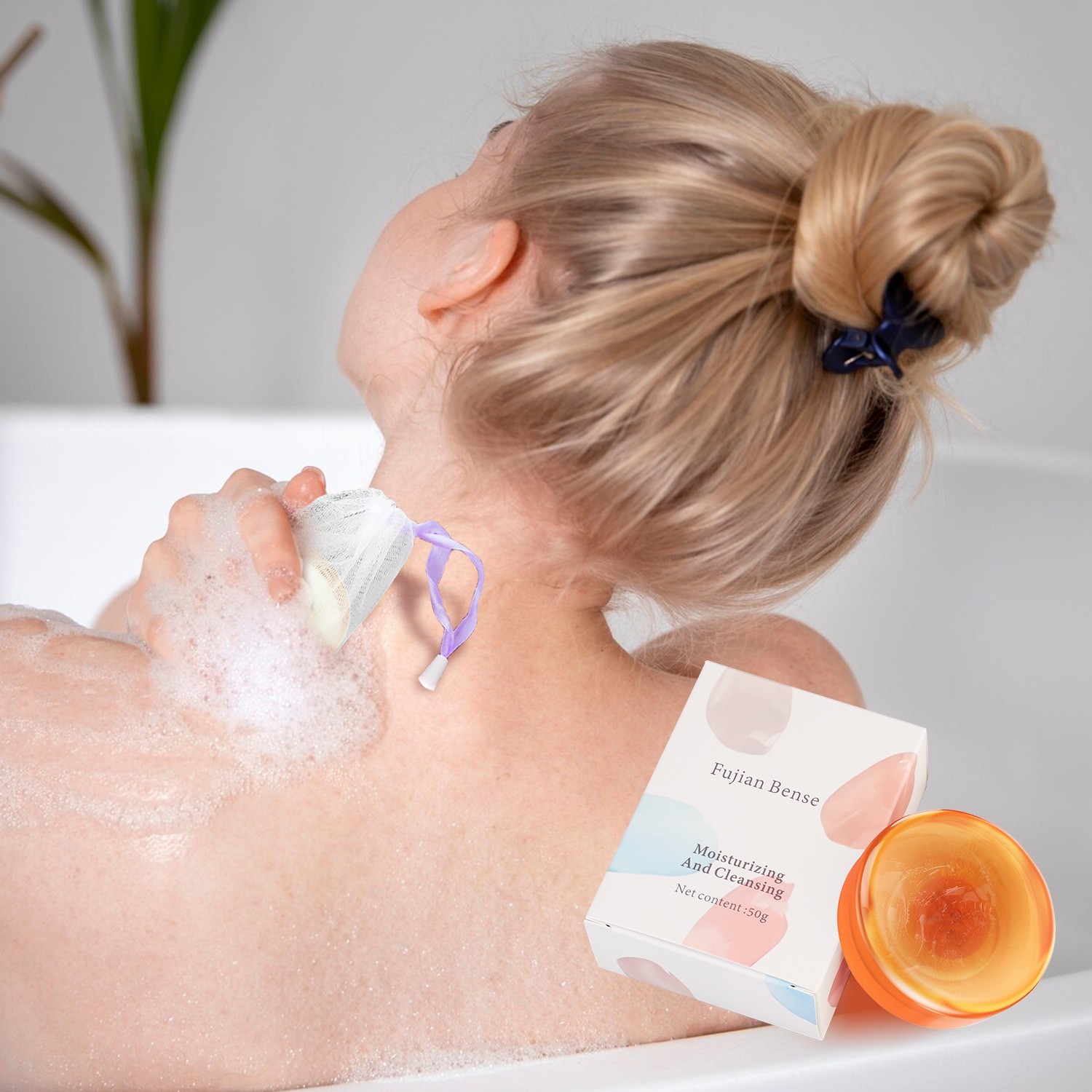 Tea Fragrance Handmade Soap – Moisturizing Gentle Cleansing for Daily Cleaning