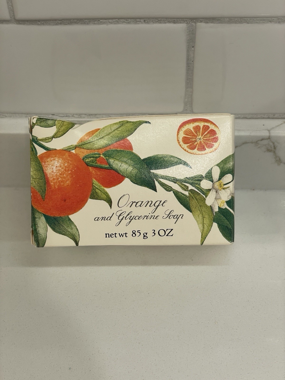 Vintage Crabtree & Evelyn Orange & Glycerine Soap Bar 3 oz/85 g