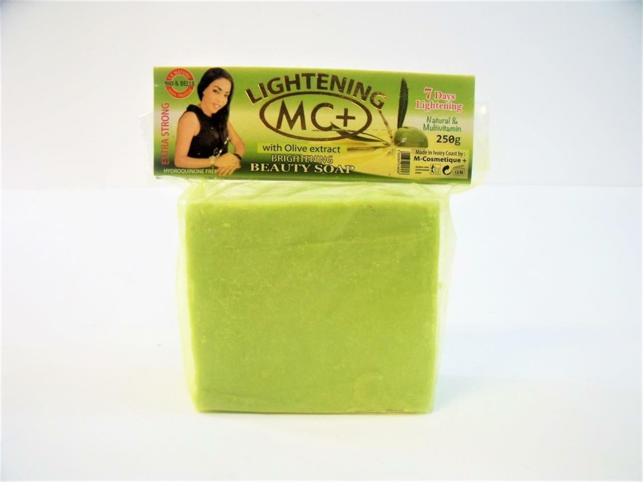 Lot of 3 Bars, MC+ OLIVE Brightening Beauty Soap, 7-Days Lightening Natural 250g