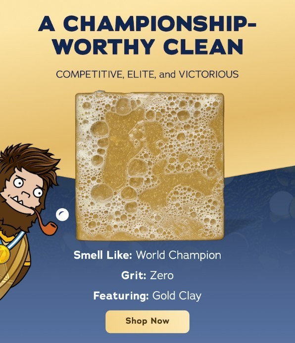 NEW SCENT!! 2 PACK Dr Squatch GOLDEN GLORY FIFA WORLD CUP Limited Edition Bar!