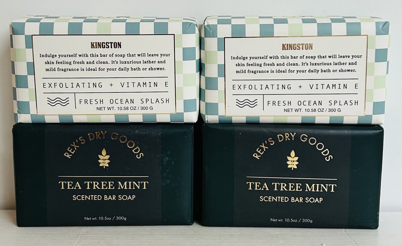 Tea Tree Mint & Fresh Ocean Splash Scented Bar Soap 10.5 oz Each