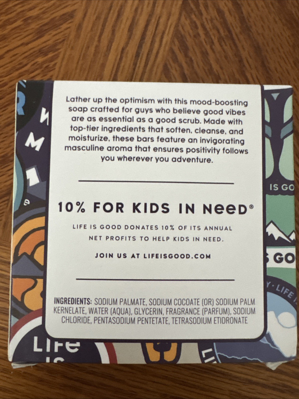 Life Is Good Sandalwood Soap Made In The USA For Men New 3 Bars