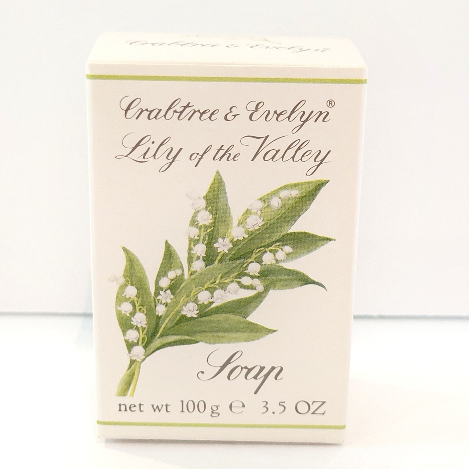 Crabtree Evelyn Vintage Bar Soap 3.5 oz Lily of the Valley w/box Switzerland 90s