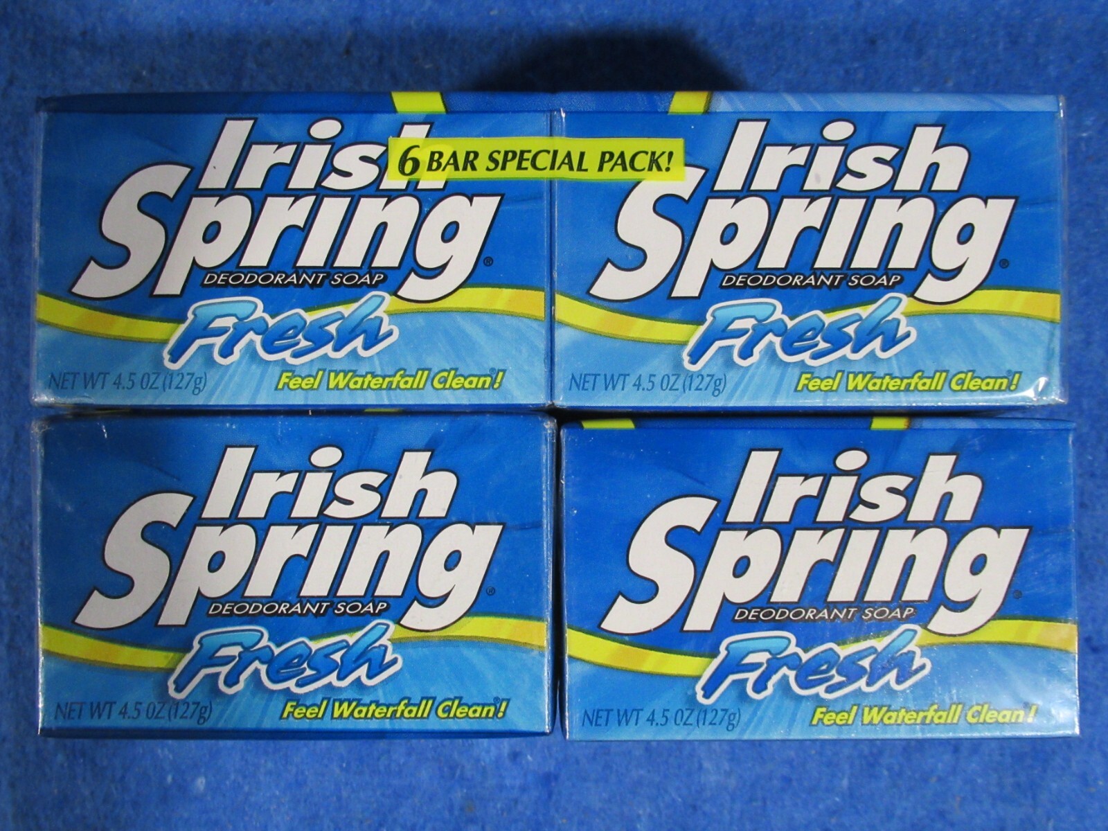 Irish Spring Deodorant Bar Soap Fresh – 1 pack of 6 & 2 packs of 3 ( 12 bars )