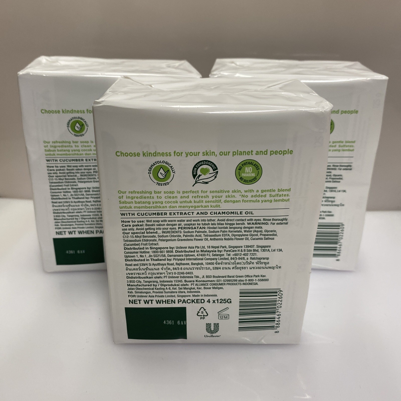 3X Simple Pure Cleansing Soap 4 Bars – Kind To Skin