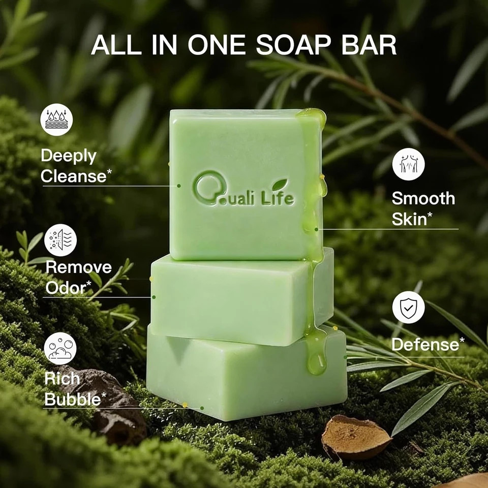 Tea Tree Soap – Gentle Relief Soap Bar for Antifungal with Tea Tree Oil – Addres