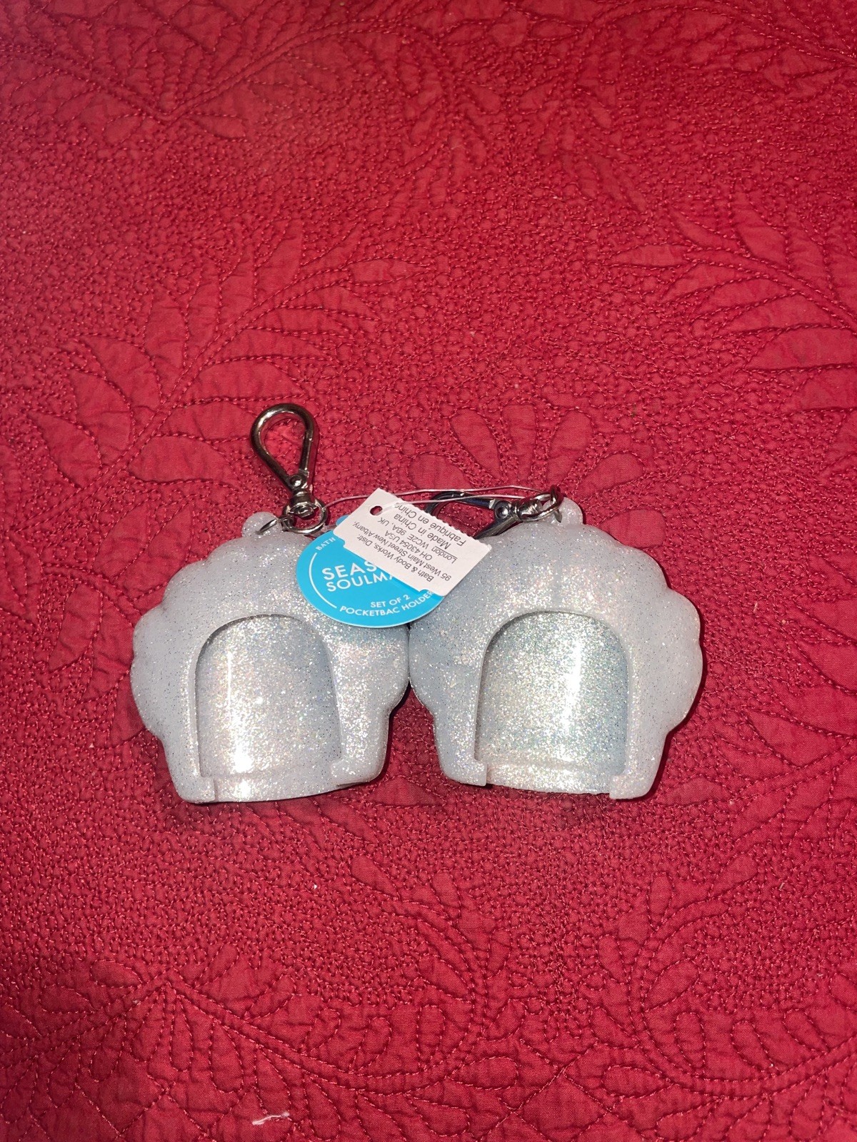 Bath & Body Works PocketBac Holder Seashell Soulmates BFF Set New with Tags