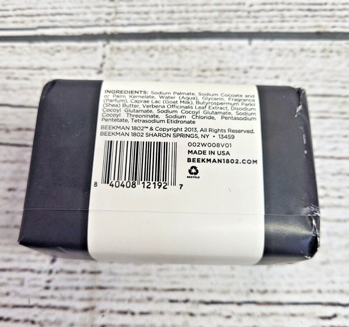 Beekman 1802 Fresh Air 3.5 Oz Bar Soap New Sealed in Package