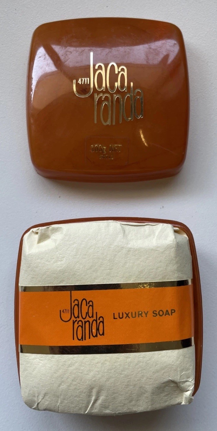 4711 Jacaranda Luxury Soap Bar 70’s Rare Original Packaging Unused Collectors