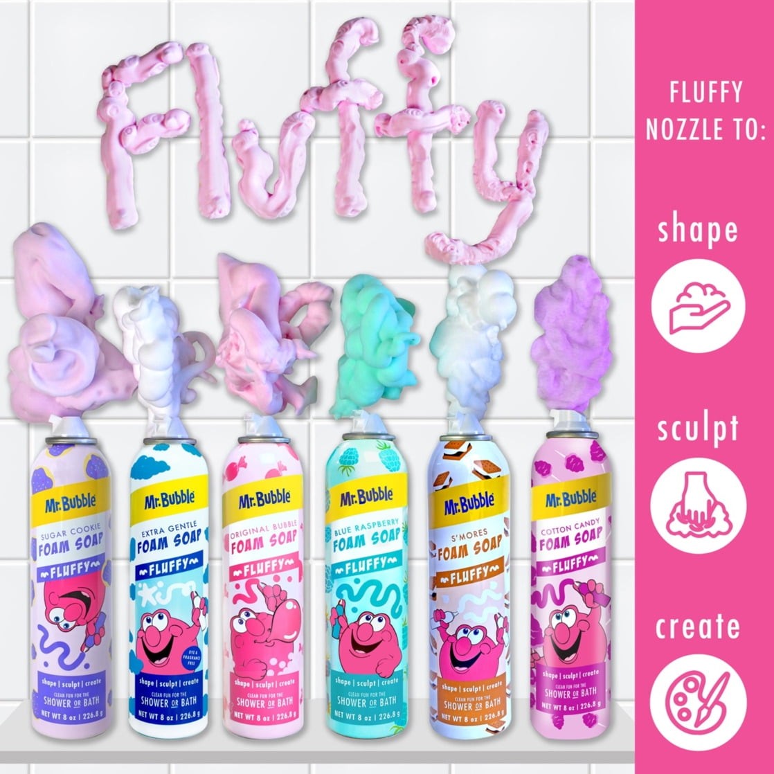 (5 pack) Mr. Bubble Foam Soap Twin Pack, Rotating Colors and Scents, 16 oz.