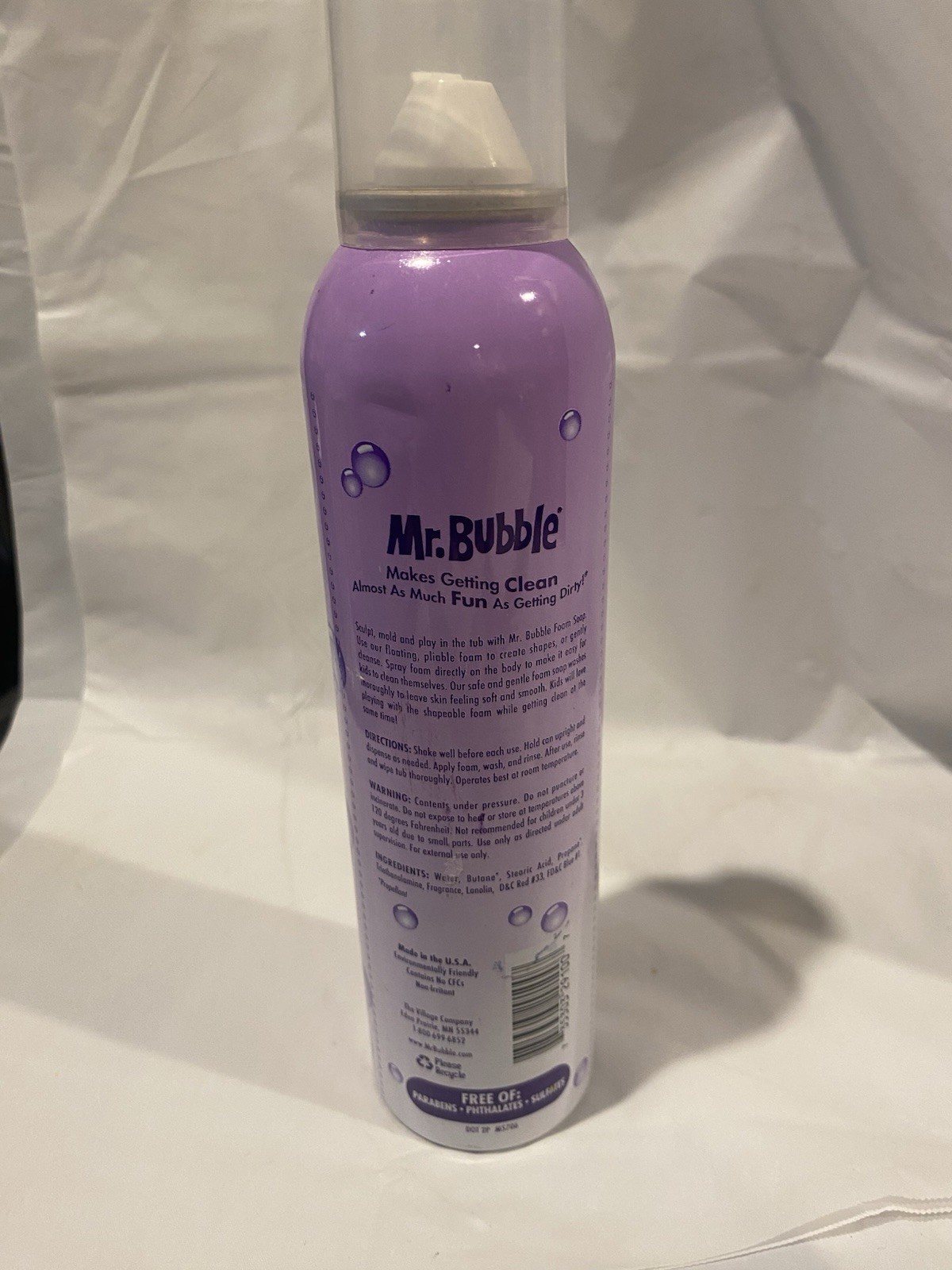 Mr. Bubble Foam Soap Grape 8oz. Discontinued NOS Discontinued