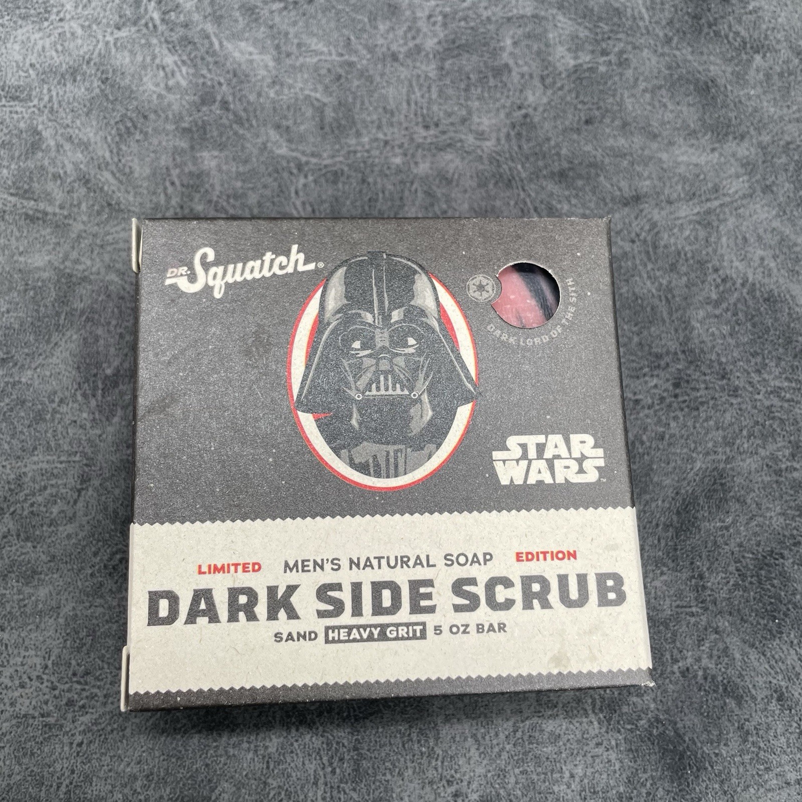 2 Pack DR. Squatch Soap Set Star Wars Dark Side Scrub & Ruthless Rinse Natural