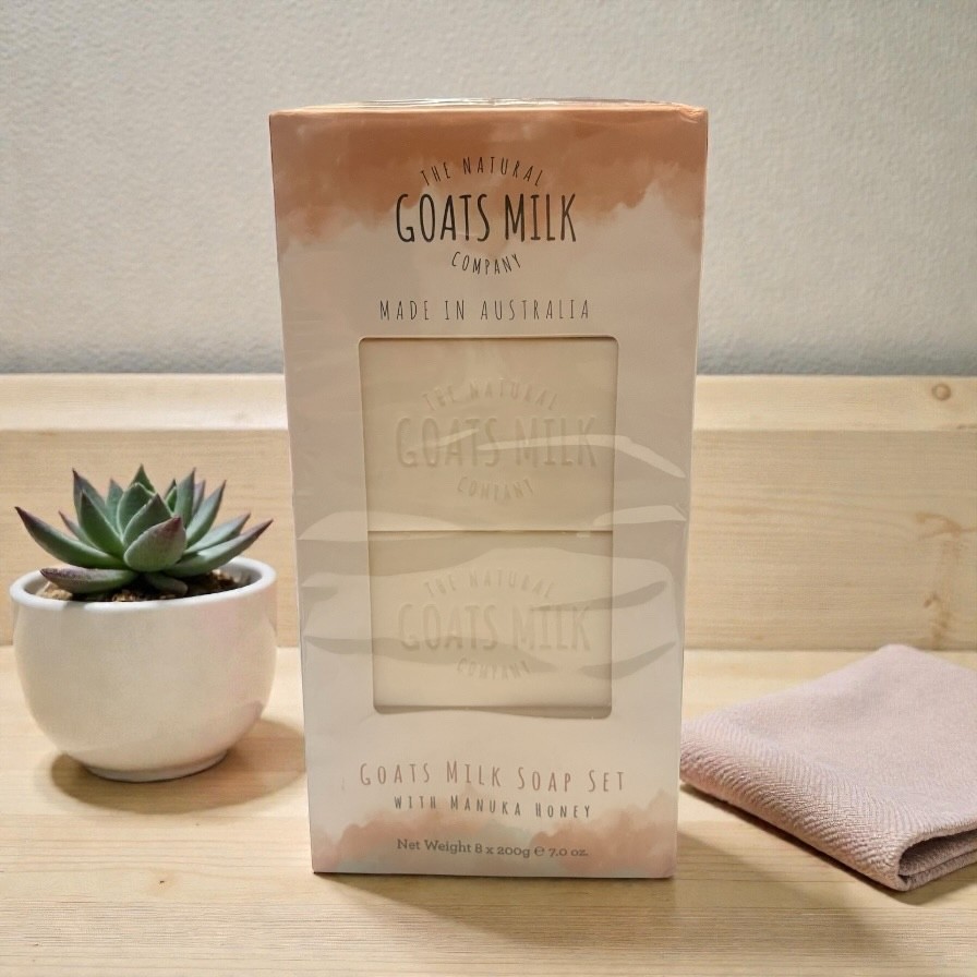 The Natural Goat’s Milk Company Manuka Honey Goat Milk Soap Set 8 Bars 7 oz Each