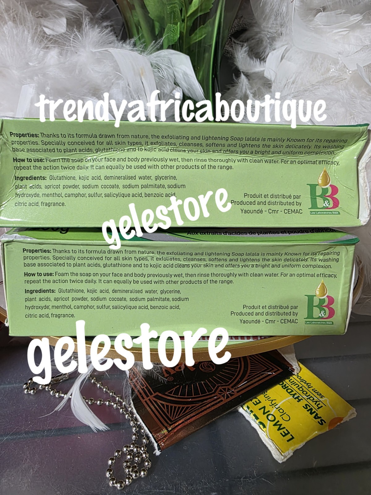 Lalala Lightening Antiseptic Soap. 230g X 1👌exfoliating With Apricot Powder