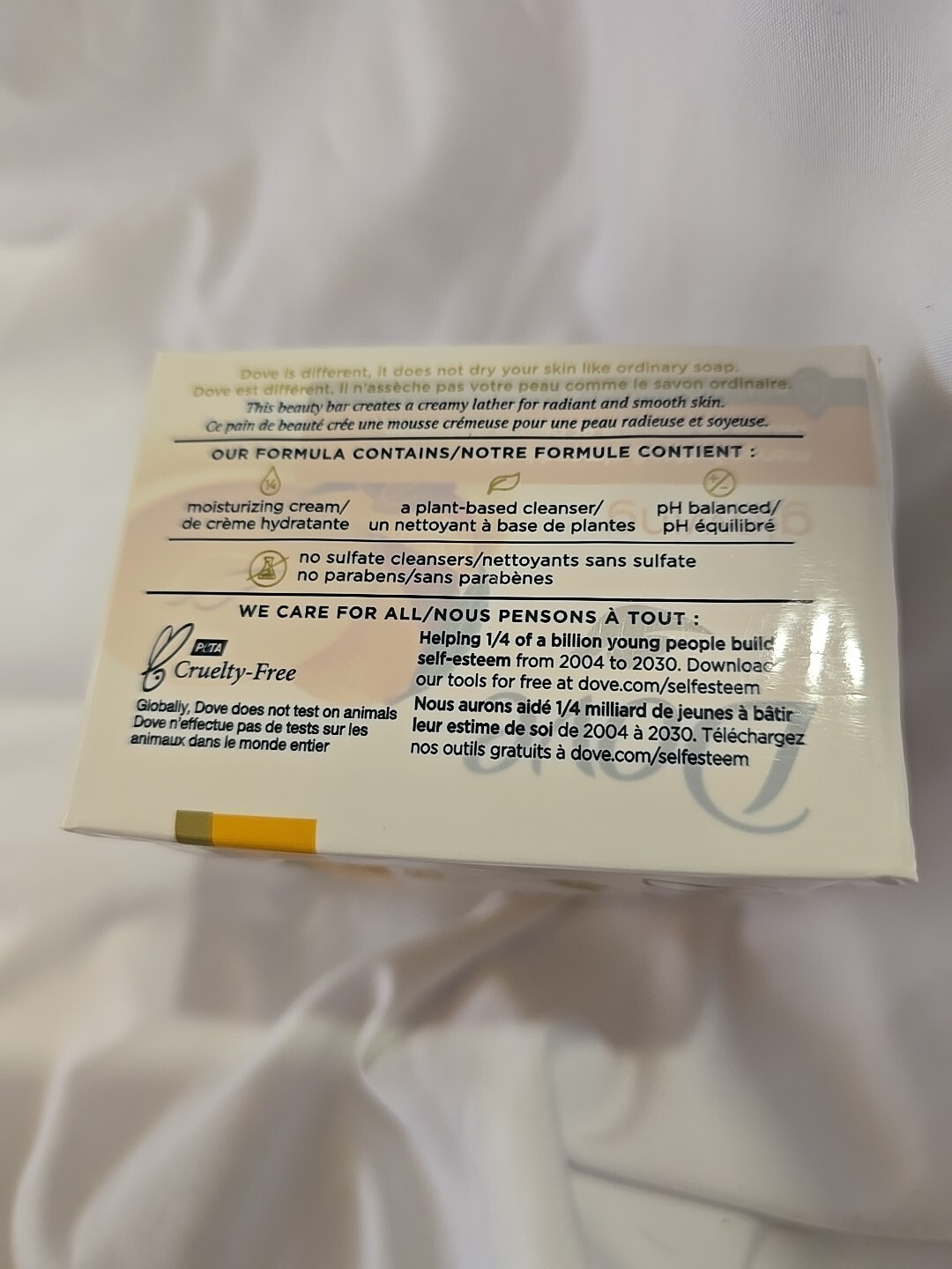 Dove Glowing Gentle 3 Bars Soap Mango/Almond Butter ~ 3.17 oz New Sealed