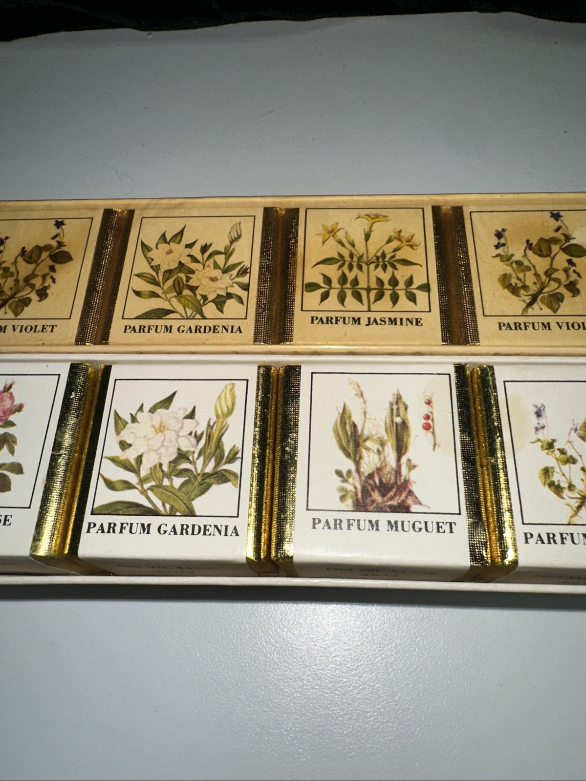 2 SETS OF 6–Vintage English Country Garden Bath Cubes– 12 Cubes Total