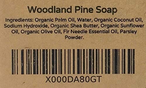 YANKEETRADERS Woodland Pine Soap – Natural, Vegan, Handmade / 2, 4 oz bars