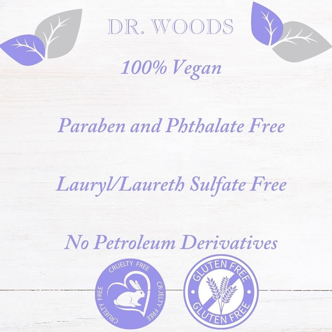 Dr Woods Lavender Castile Soap 32 Fl Oz Vegan Skin Cleanser For All Skin Types