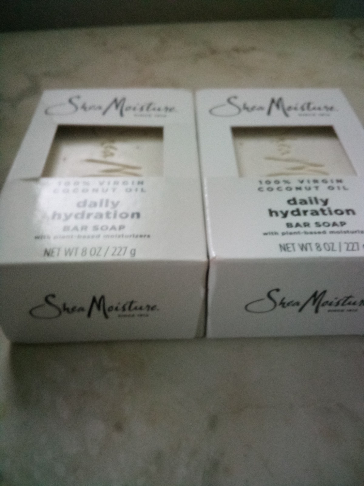 2x Shea Moisture 100% Virgin Coconut Oil Daily Hydration With Shea Butter Bar