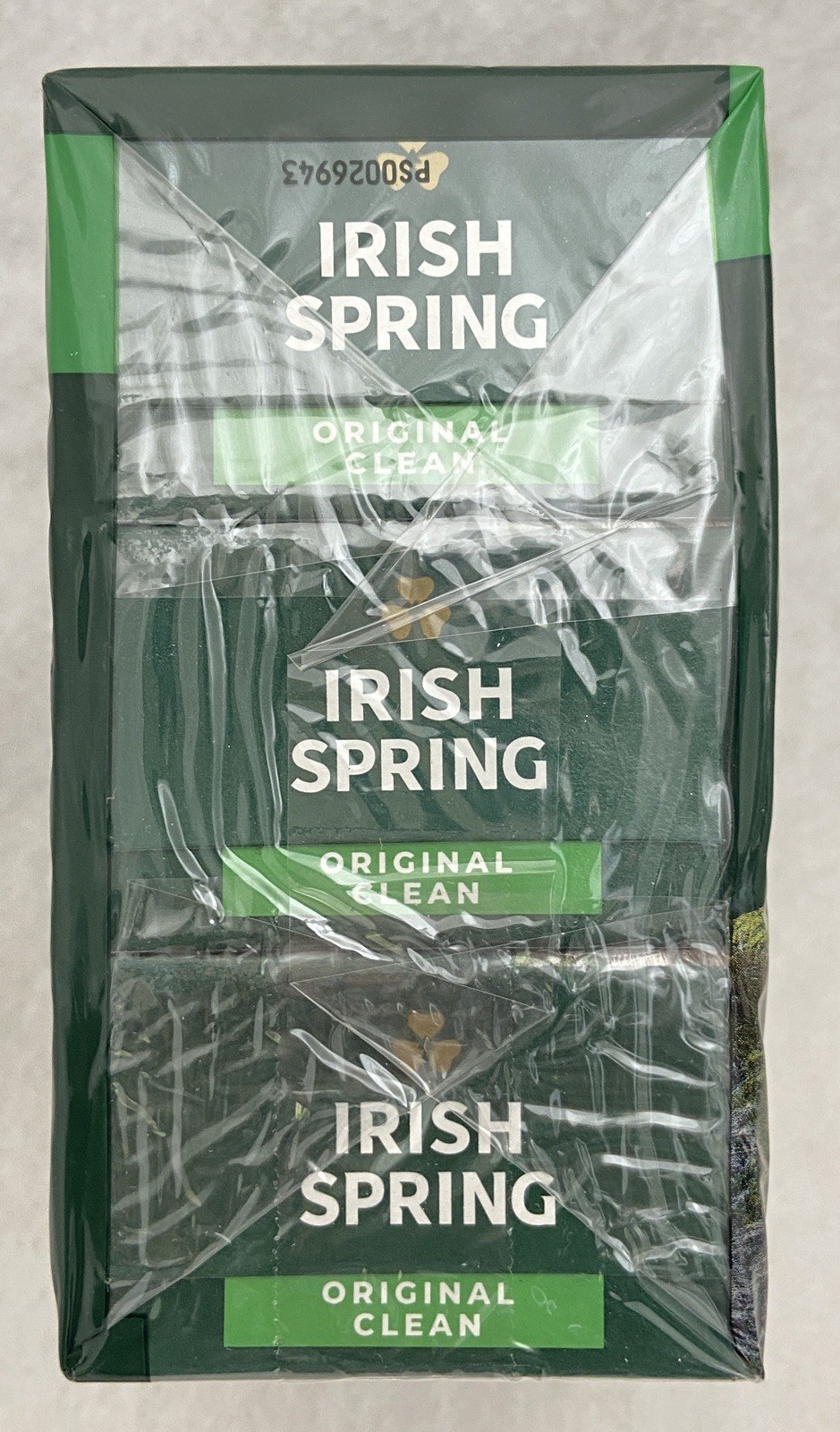 Irish Spring Bar Soap Men 3-Pk Original Clean 12-Hr Fresh W/Flaxseed Oil