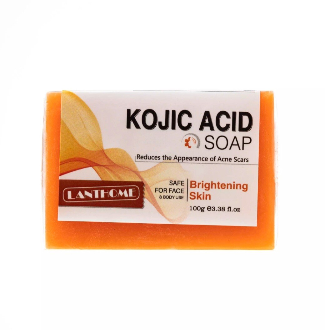 original kojie san kojic acid soap, Lightening Anti-Acne Kojic Acid Soap 100g