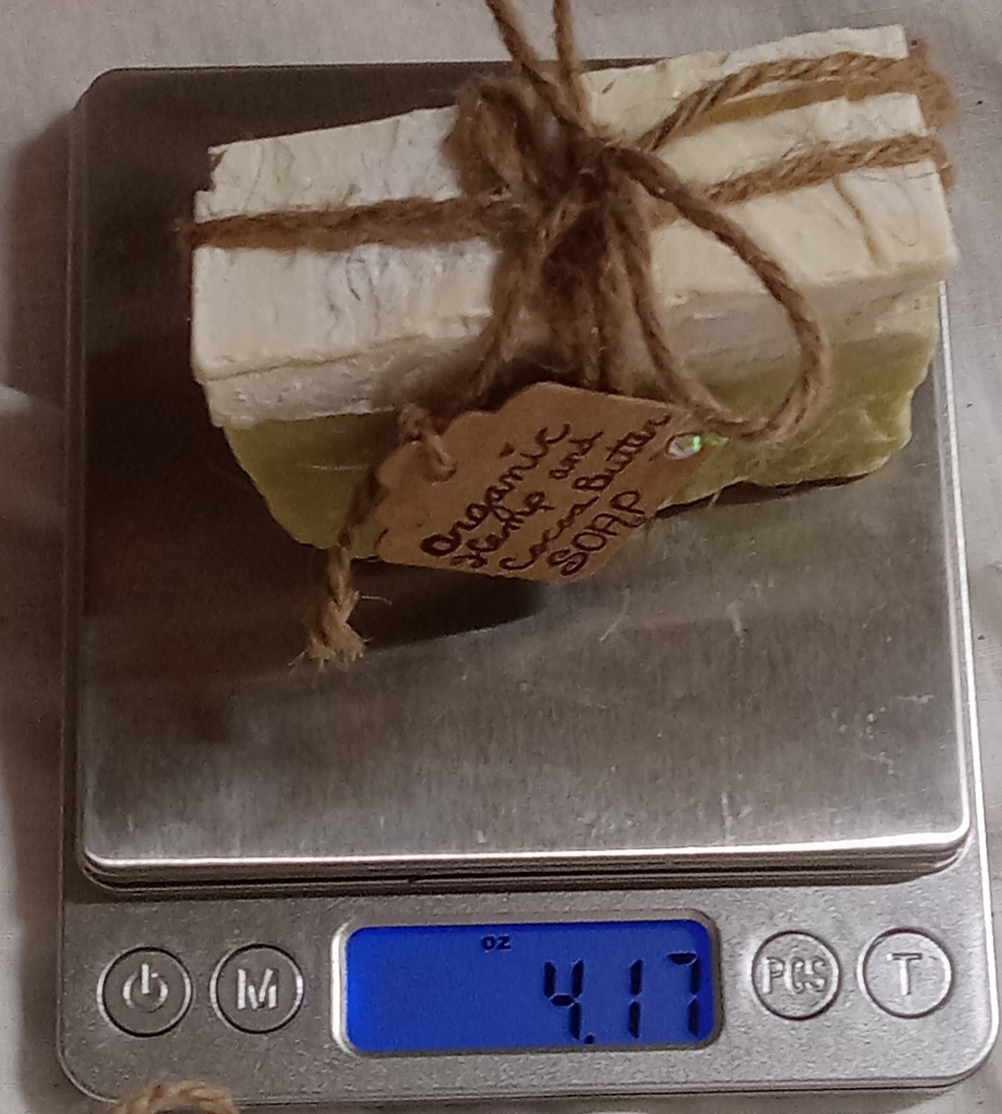 2 Pounds Of Soap Set Organic Hemp & Cocoa Butter Artisan Handmade