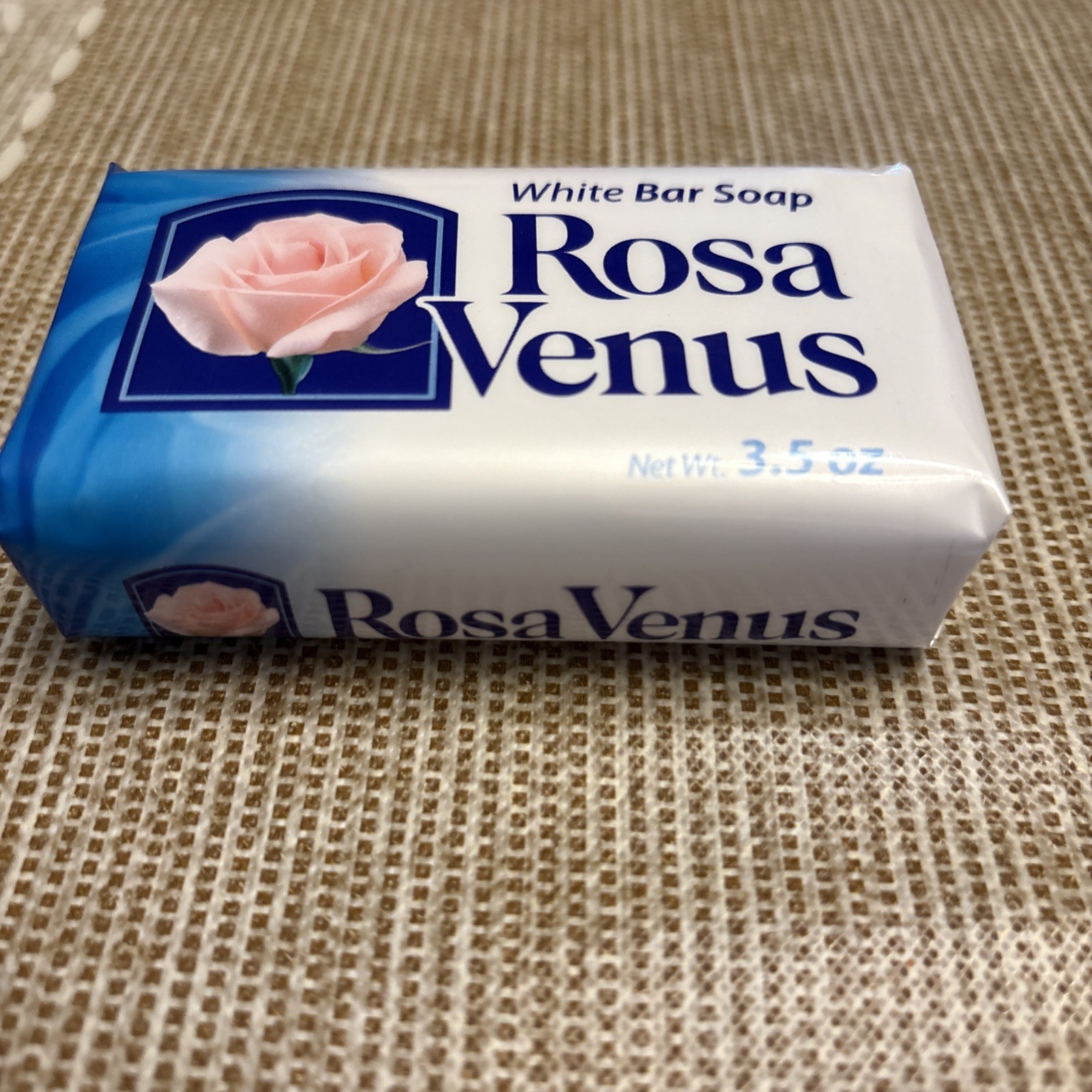Jabon Rosa Venus Blanco(White) Classic 3.5 oz Soap Bar