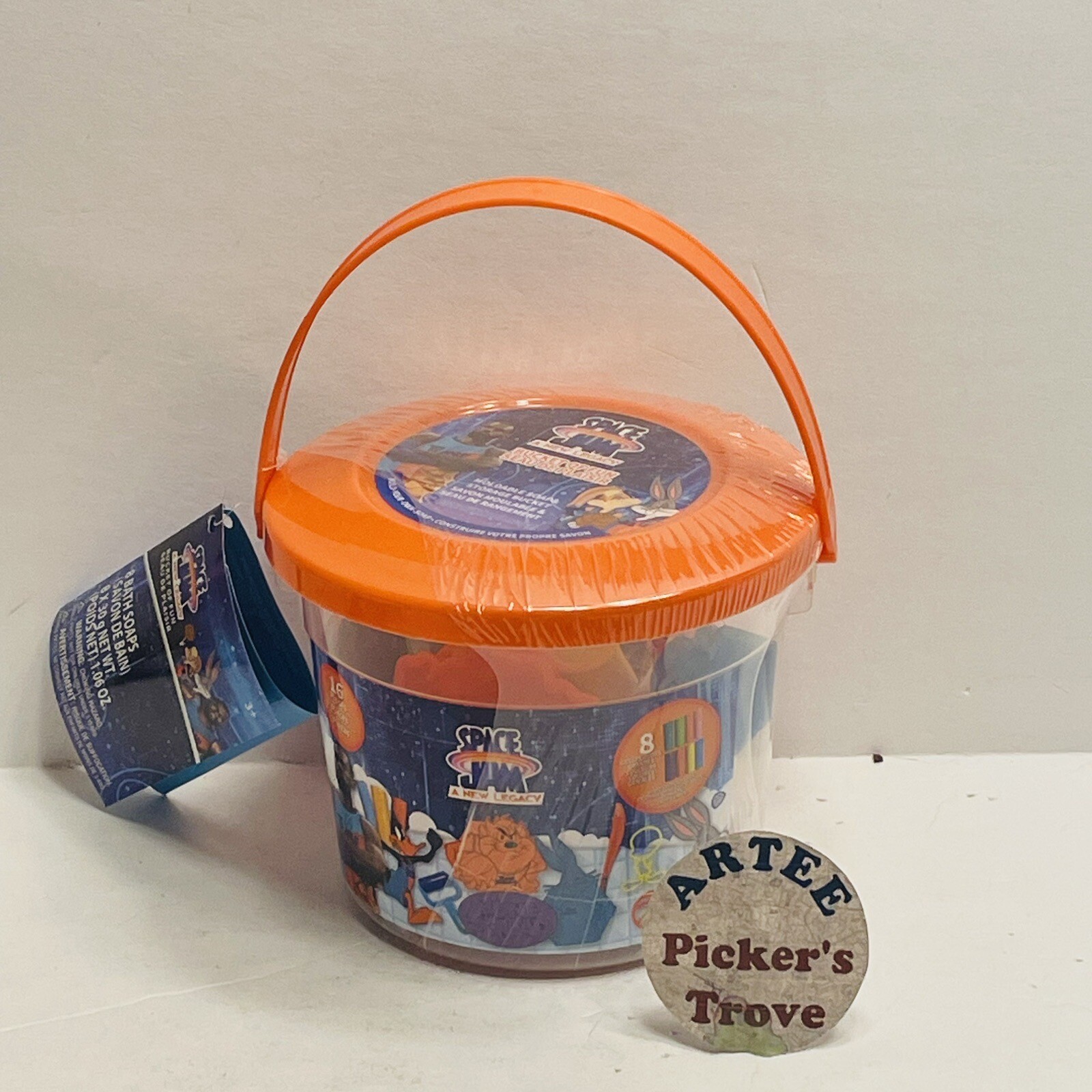 Space Jam A New Legacy Bucket of Fun Moldable Soap And Storage Bucket NEW