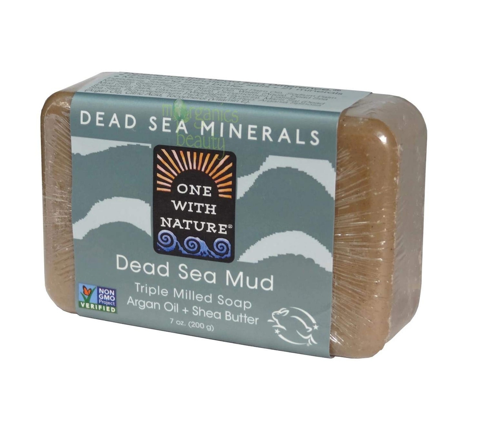 One With Nature Dead Sea Mineral Mud Soap with Argan Oil & Shea Butter 7 oz (…