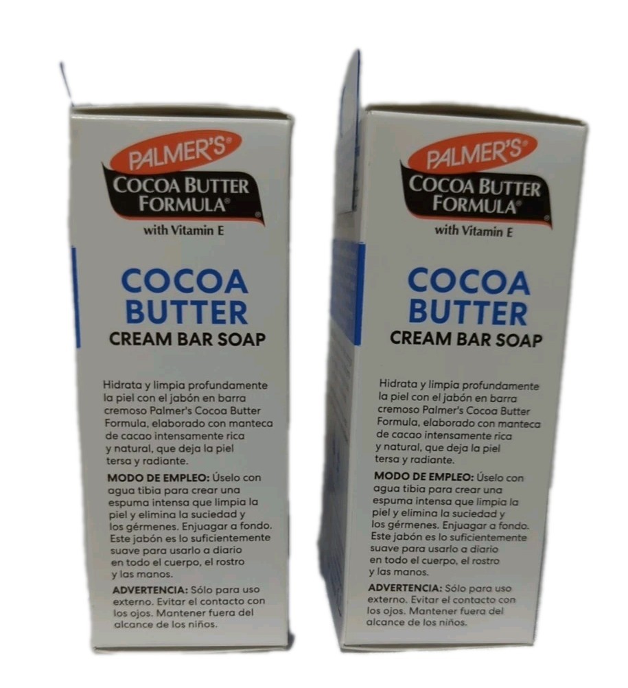Palmer’s Bar Soap Cocoa Butter Formula Cream Daily Skin Therapy 2 Pack 4.7 oz ea