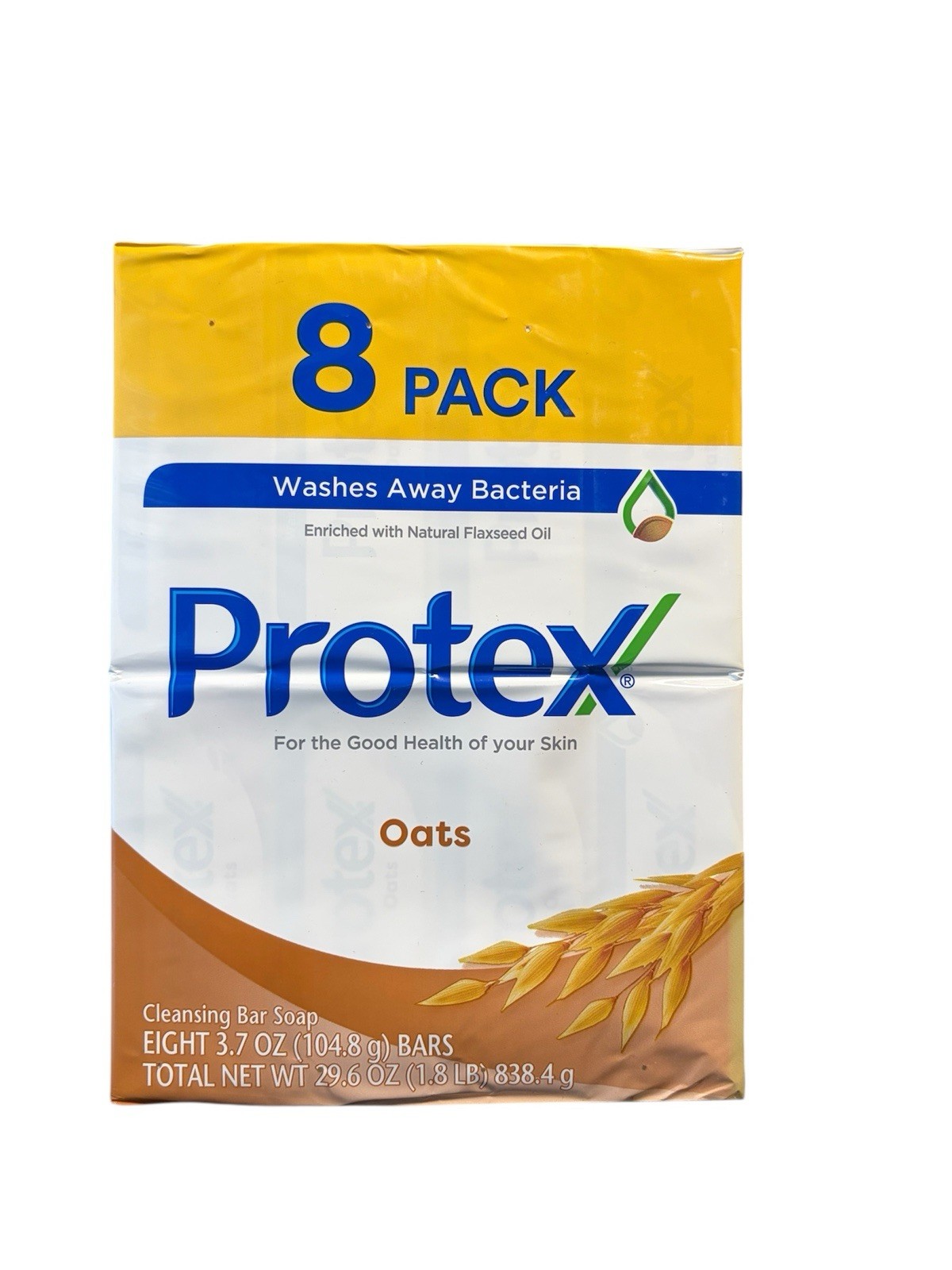 8 Protex Oats (Avena) Body Soap Bars 3.7oz. EA