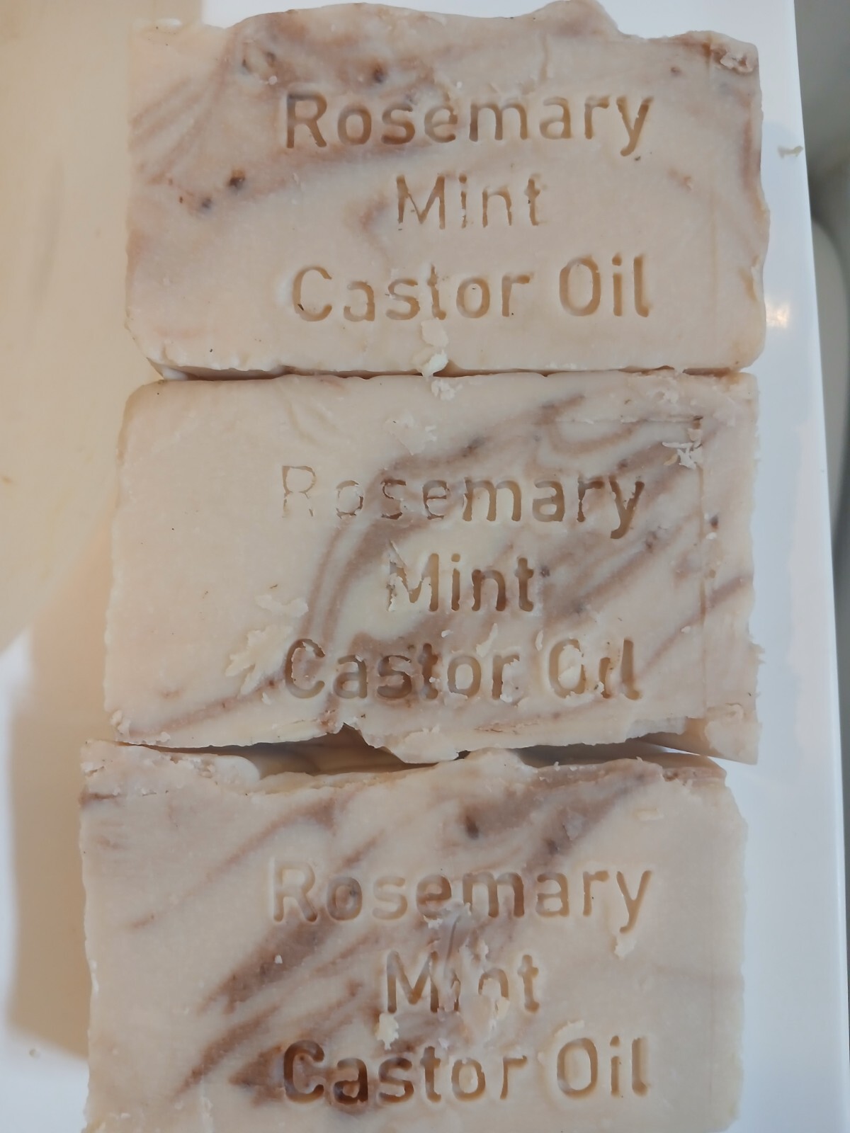 ROSEMARY MINT CASTOR OIL GOAT MILK SOAP HAPPY GOAT CREAMERY FREE SHIPPING CHEAP