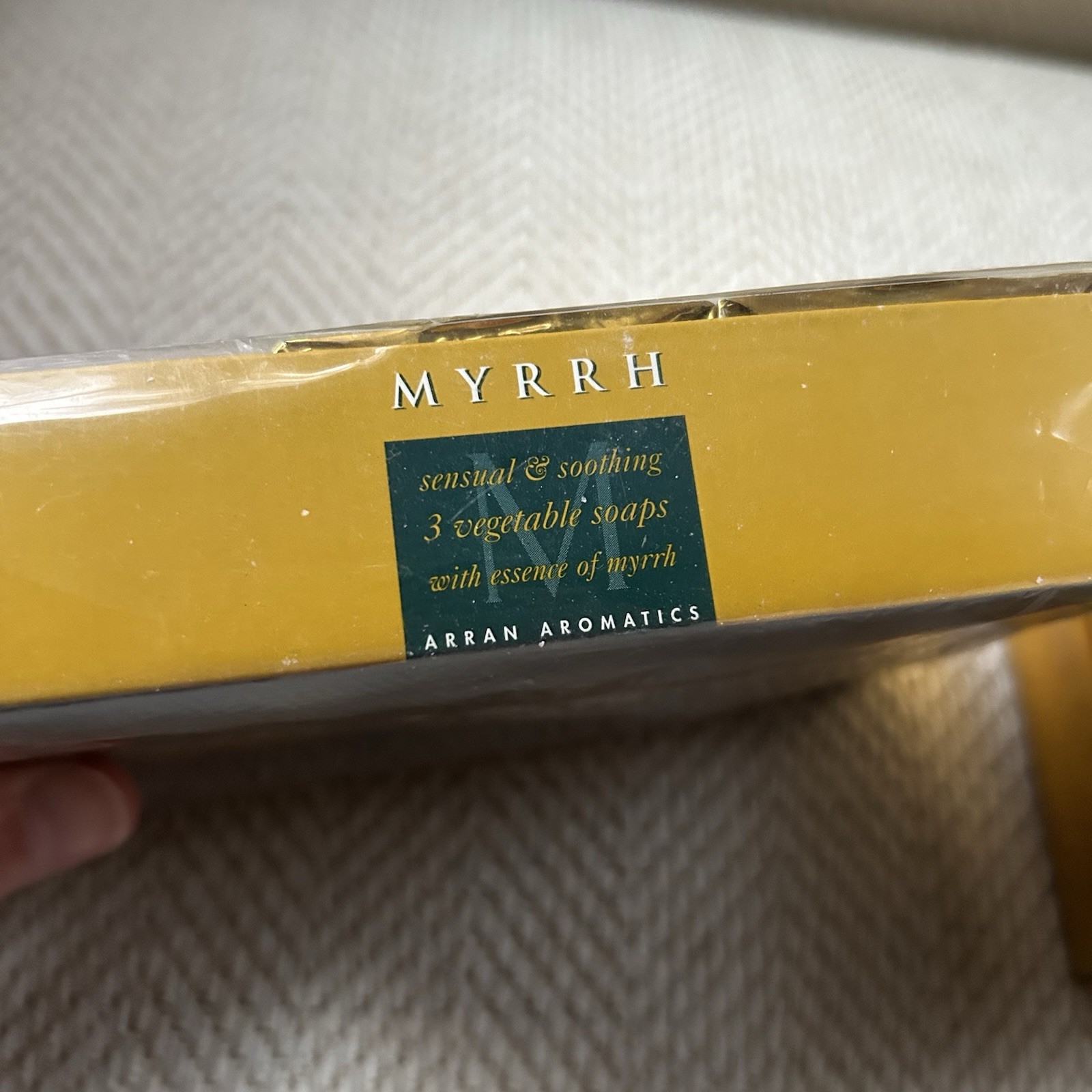 Arran Aromatics Apothecary Scotland Myrrh Soap Set Of 4 Soaps New Package Wear