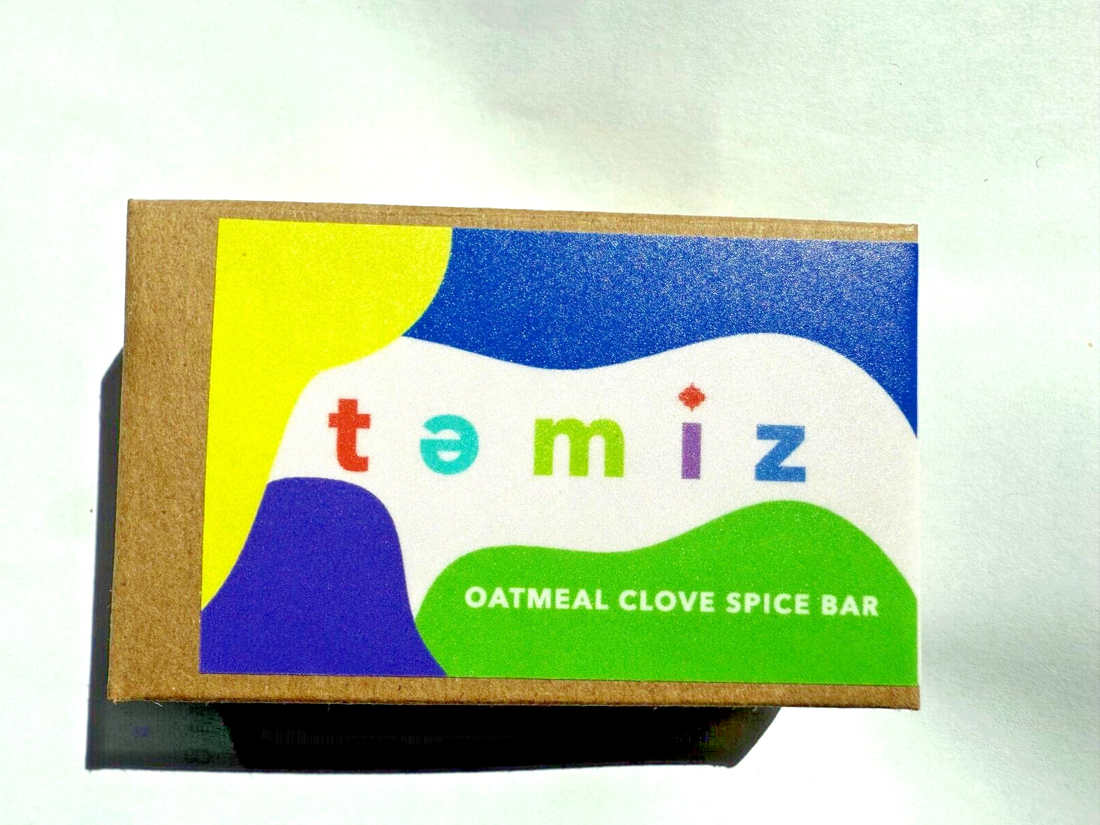 Temiz Hamam Hand Crafted Body Soap Bar Oatmeal Clover Spice Bar 4oz.