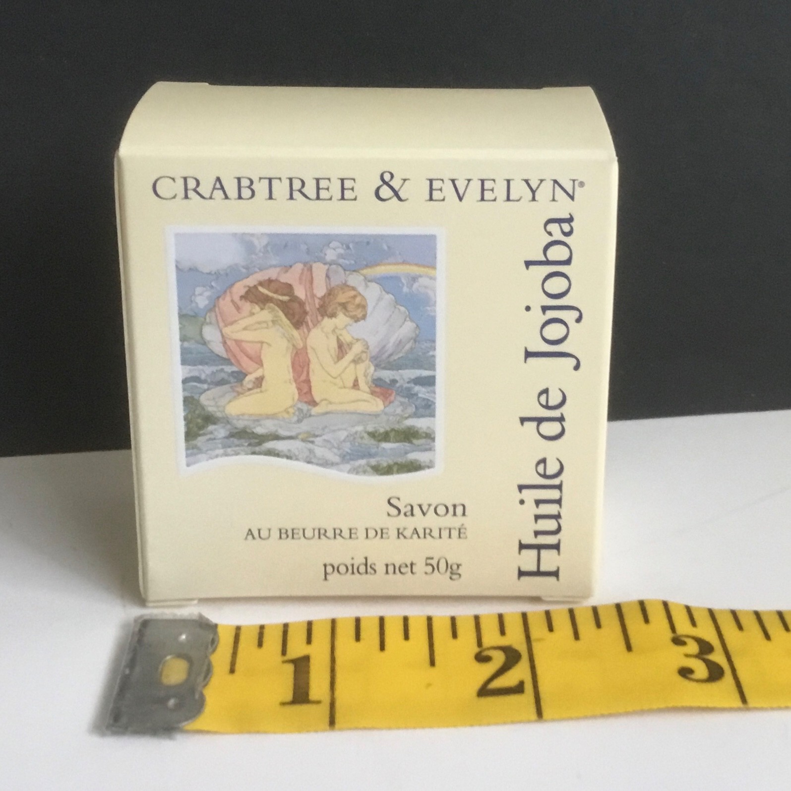 Crabtree & Evelyn S/3 Jojoba Oil Triple Milled Soap w/ Shea Butter 1.76 oz NIB