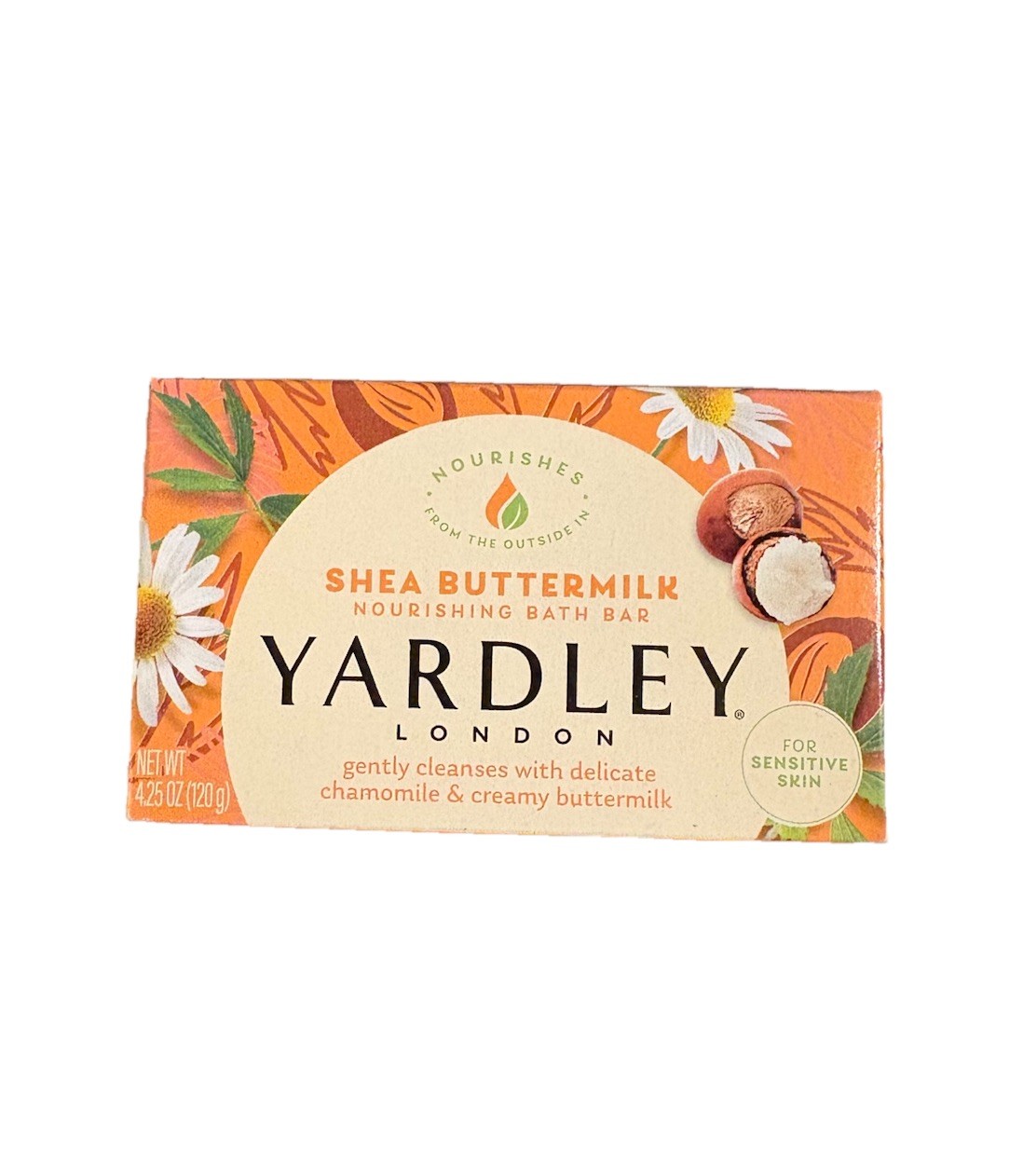 Yardley London Shea Batter Milk Nourishing Bath Bar- 4.25oz 120 g
