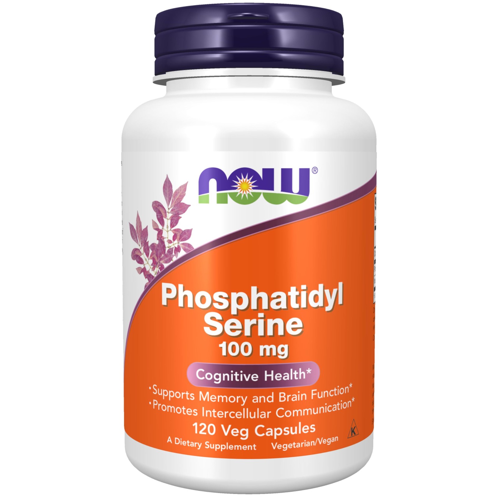 NOW Foods Supplements, Phosphatidyl Serine 100 120 Count (Pack of 1), Beige