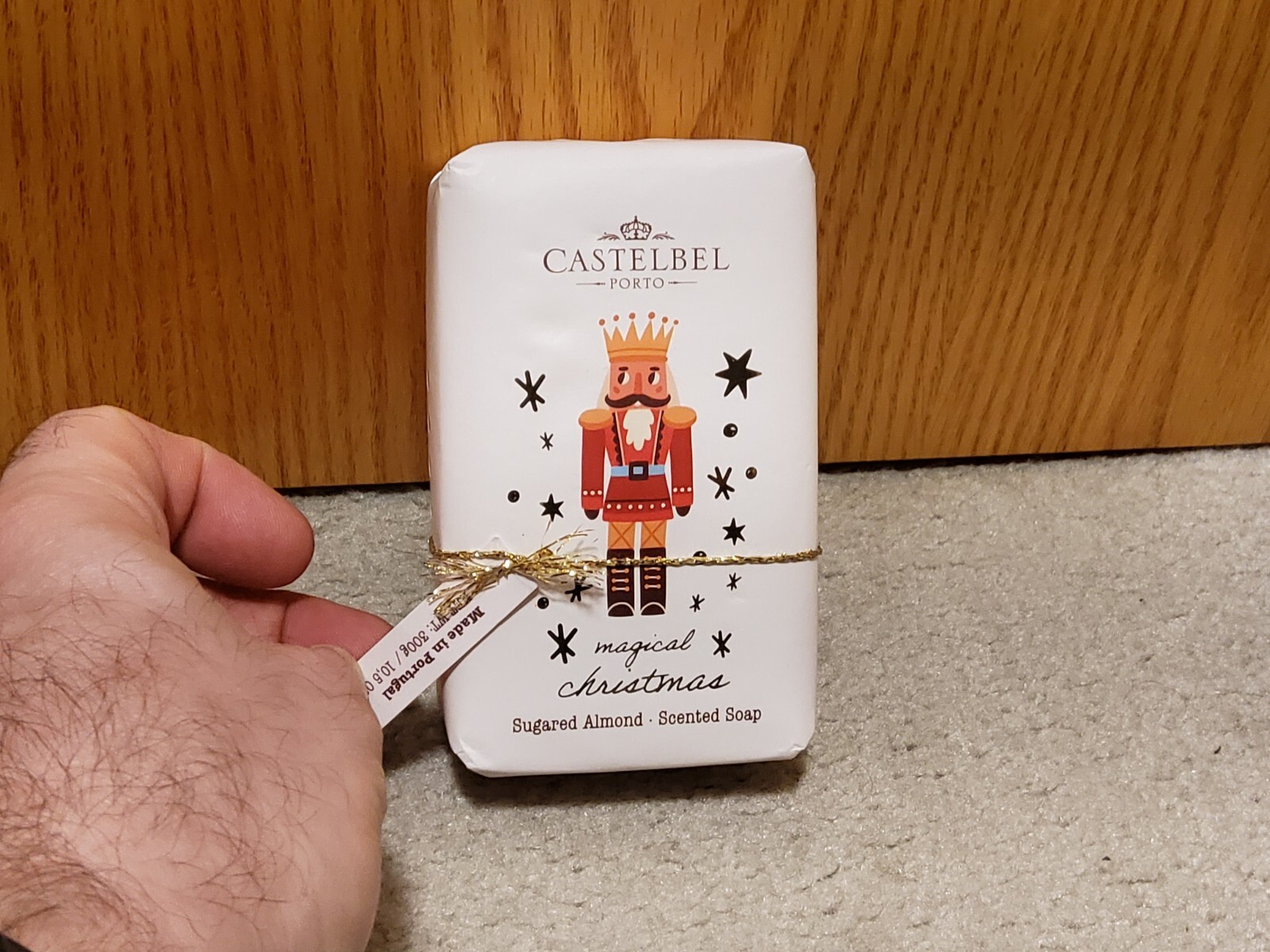 Castelbel Porto Magical Christmas Luxury Bar Soap 10.5 OZ- Sugared Almond New