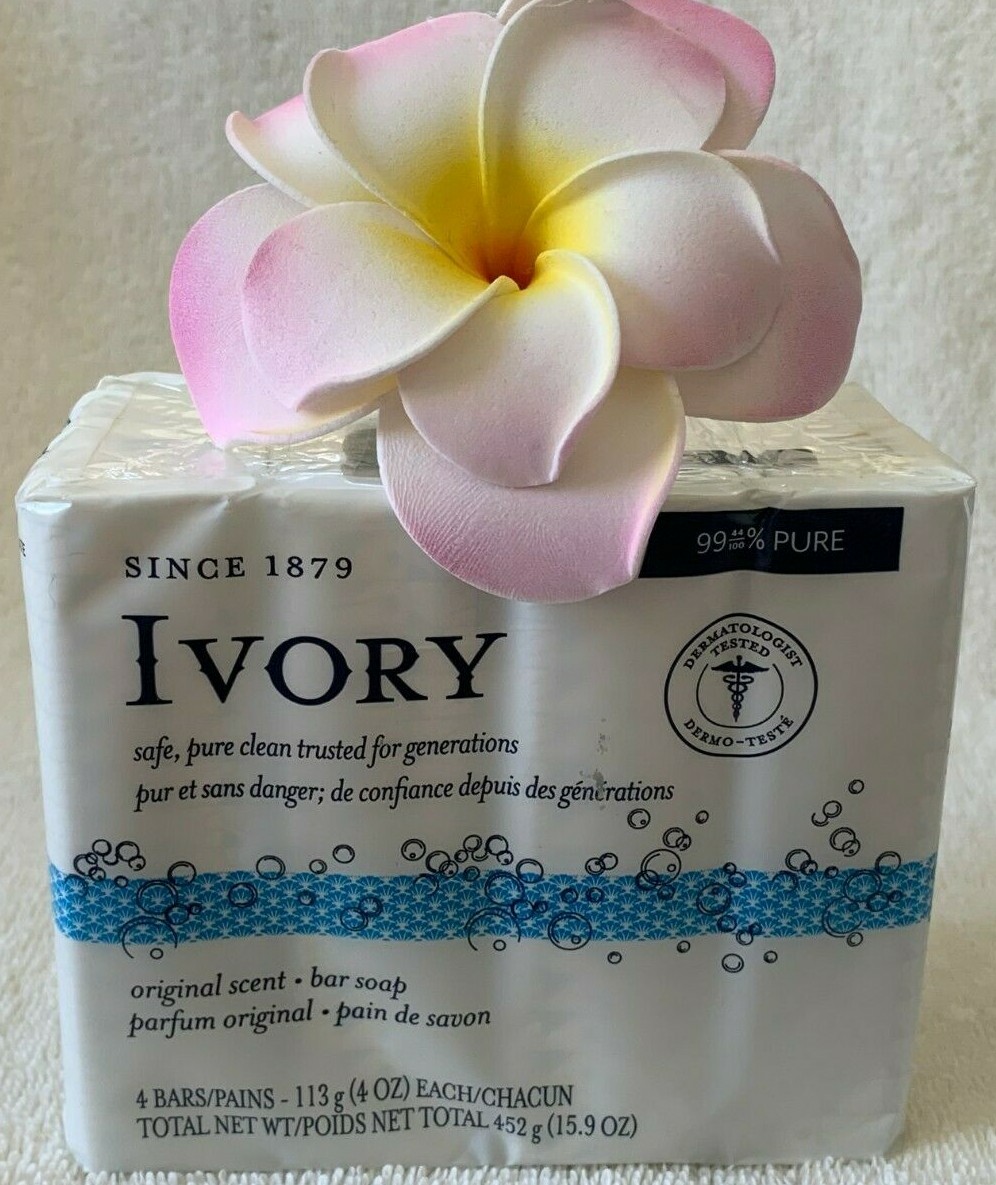 IVORY CLEAN***Original***99.44% PURE CLEAN SOAP (4 BARS)~~4 OZ/EACH~~NEW~~SEALED